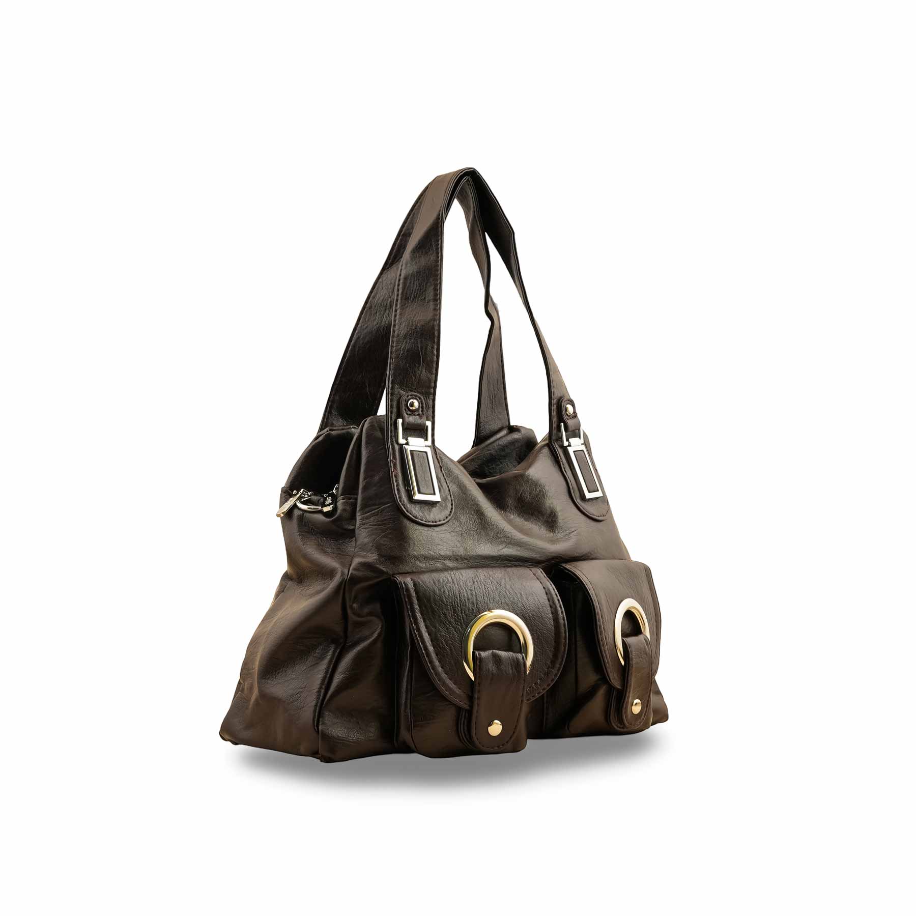 Brown Formal Shoulder Bag P36353 - Image 3
