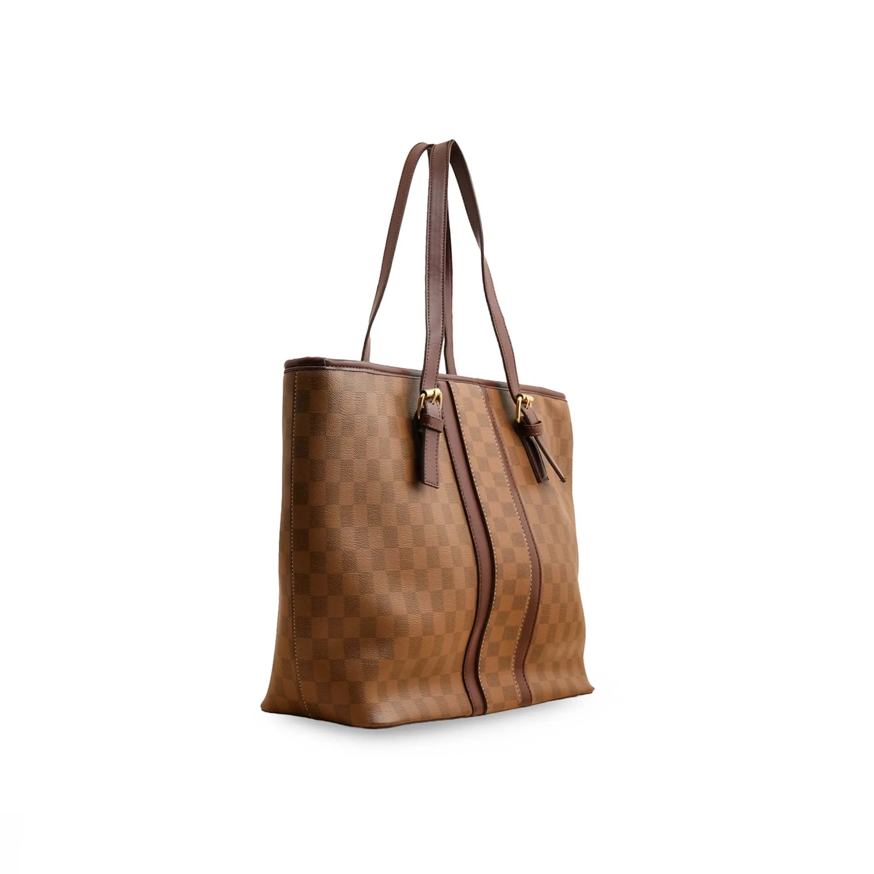 Brown Formal Shoulder Bag P55751 - Image 2
