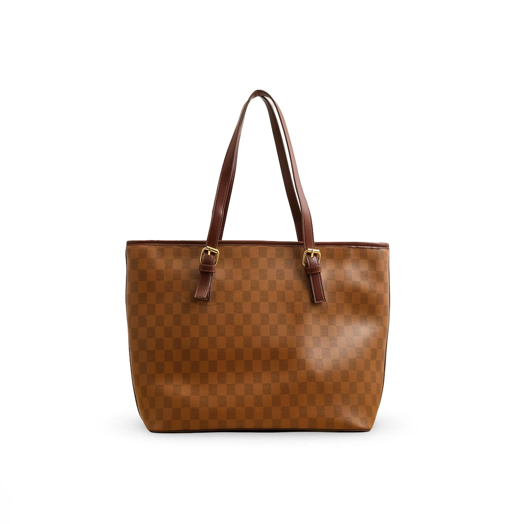 Brown Formal Shoulder Bag P55751 - Image 3