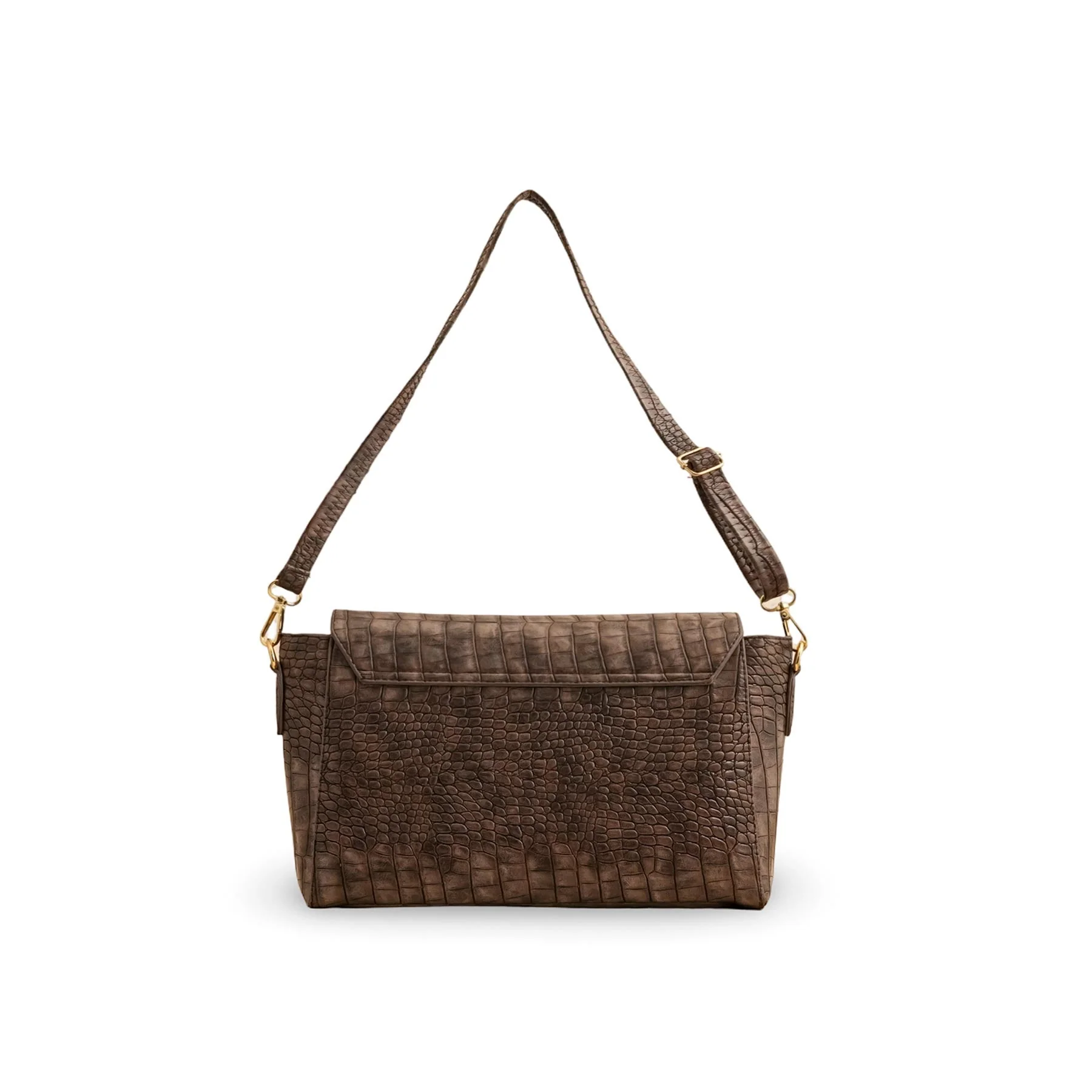 Brown Formal Shoulder Bag P55766 - Image 4
