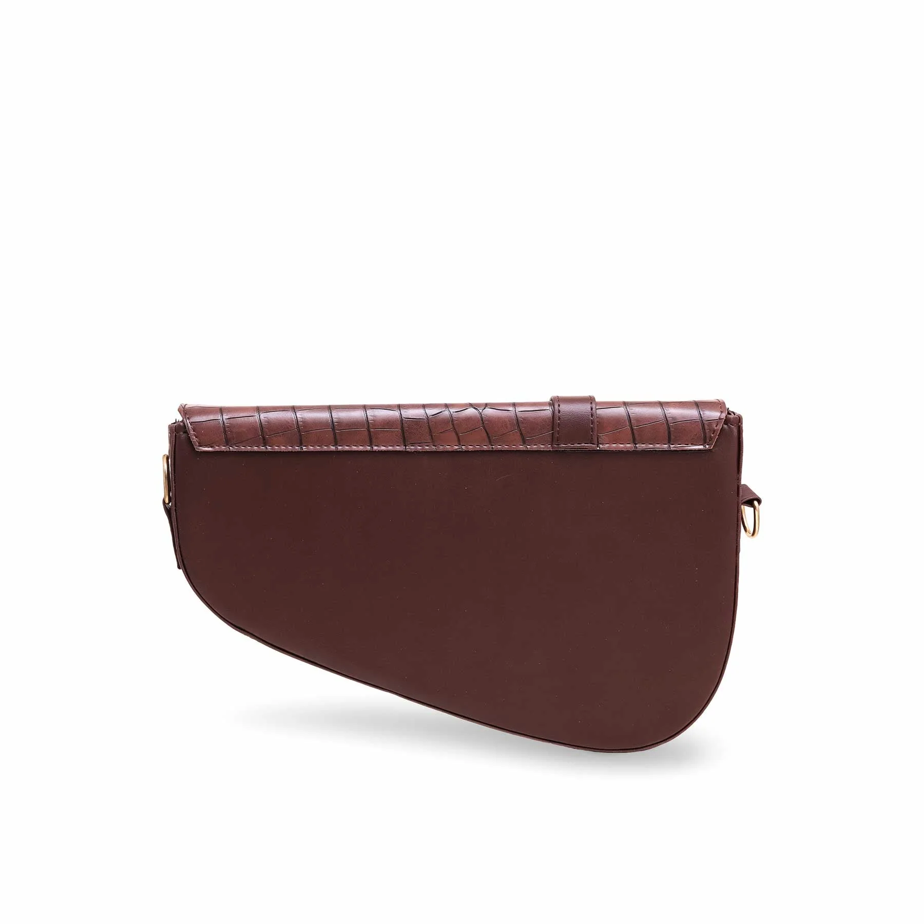 Brown Formal Shoulder Bag P56095 - Image 3