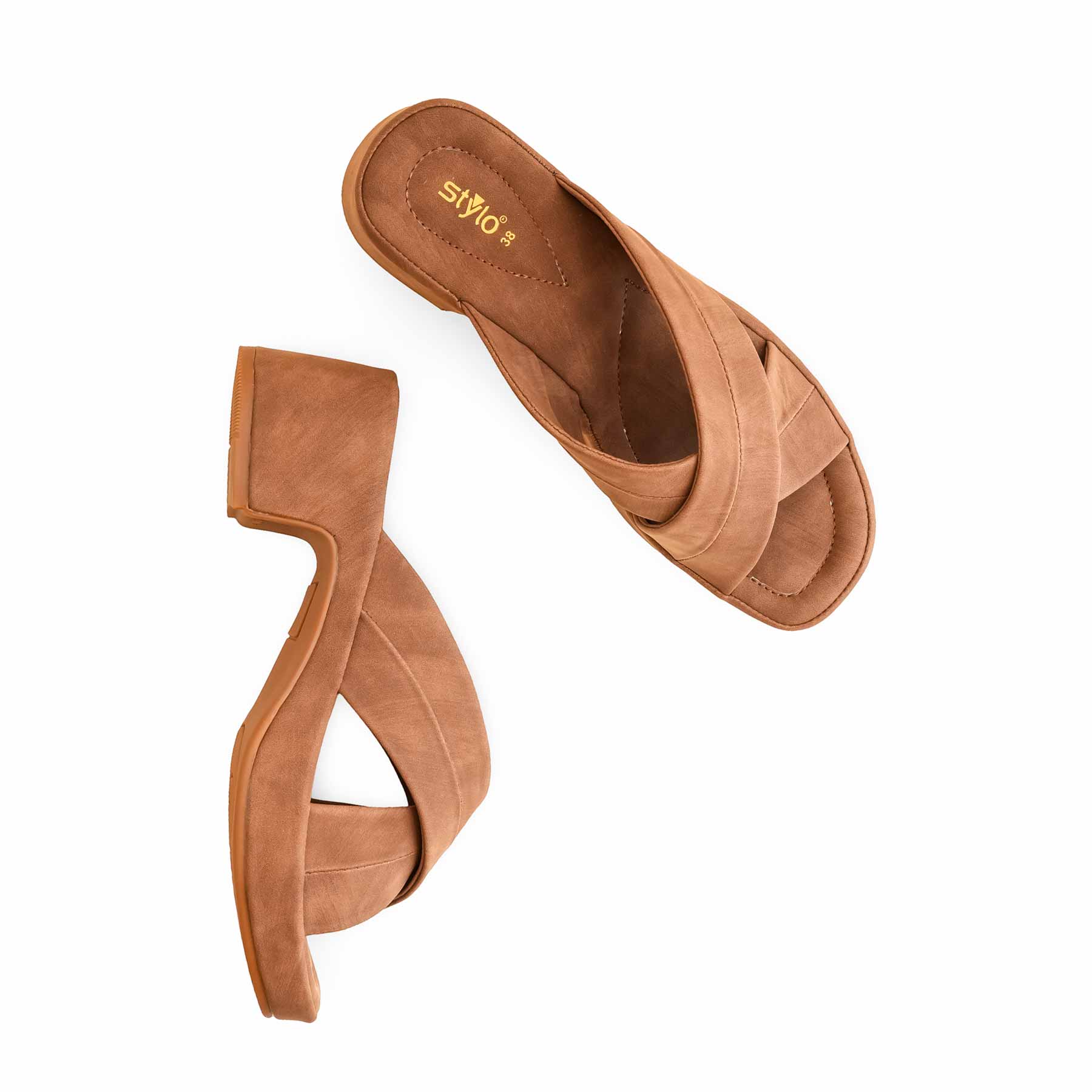 Brown Formal Slipper PU0516 - Image 5