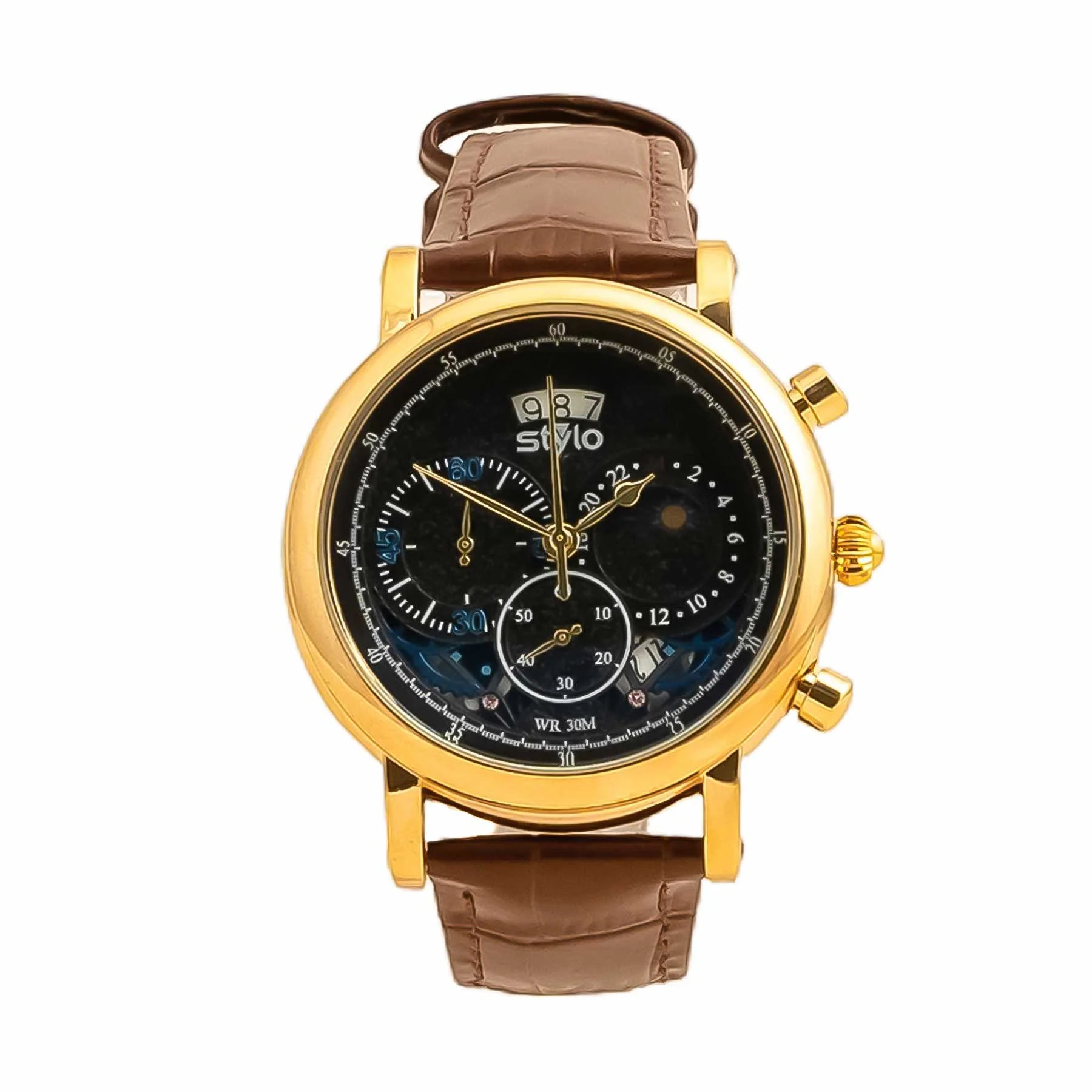 Brown Gents Watch J34034 - Image 2