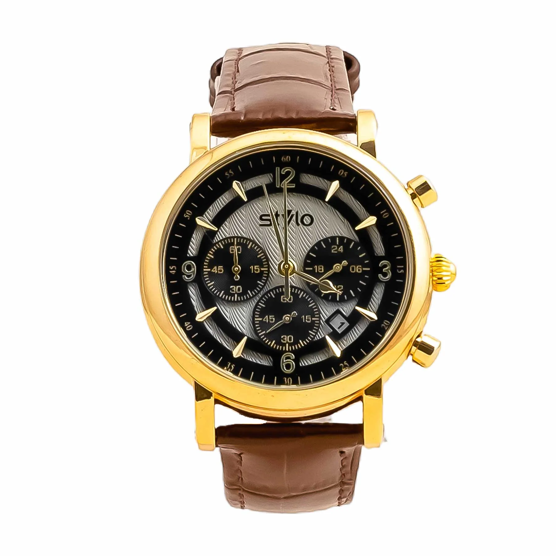 Brown Gents Watch J34035 - Image 2