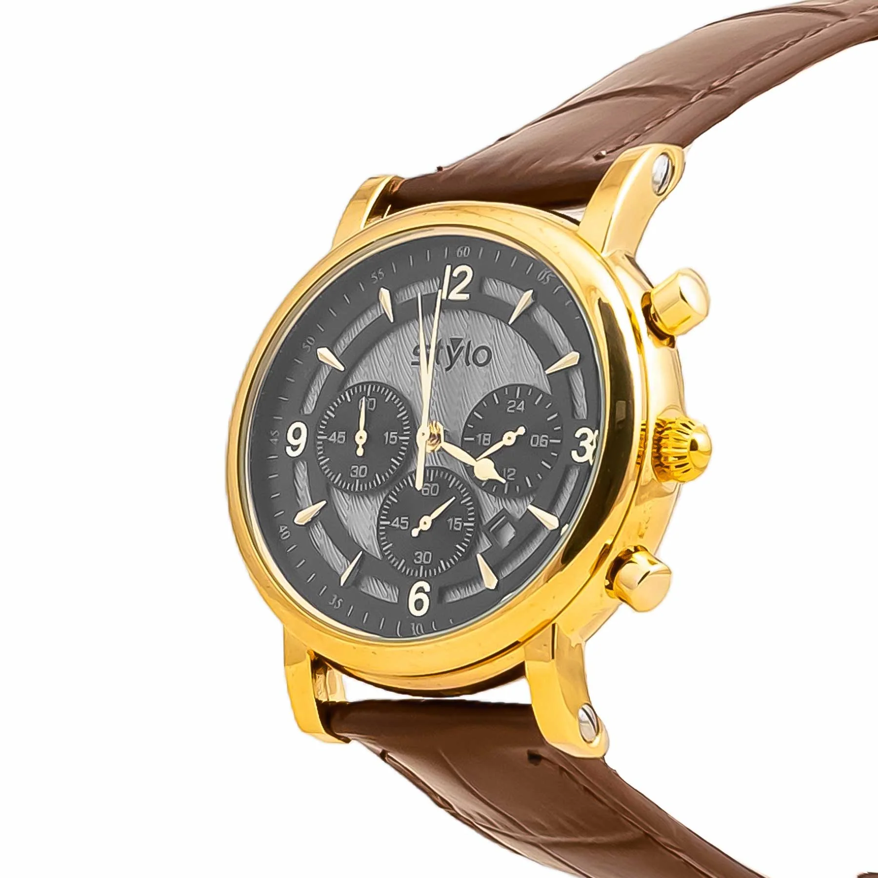 Brown Gents Watch J34035 - Image 3