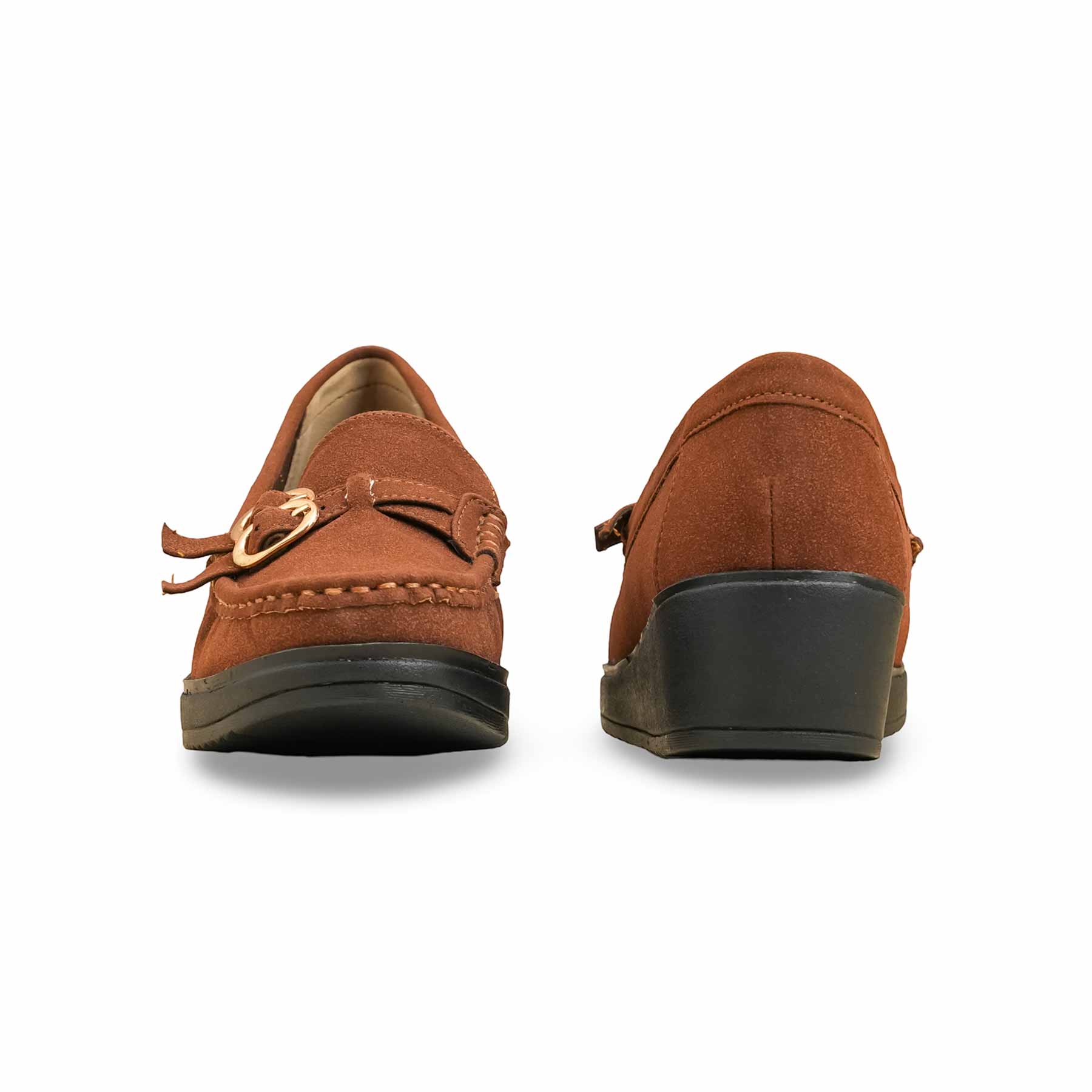 Brown Moccasin For Ladies WN4530 - Image 5