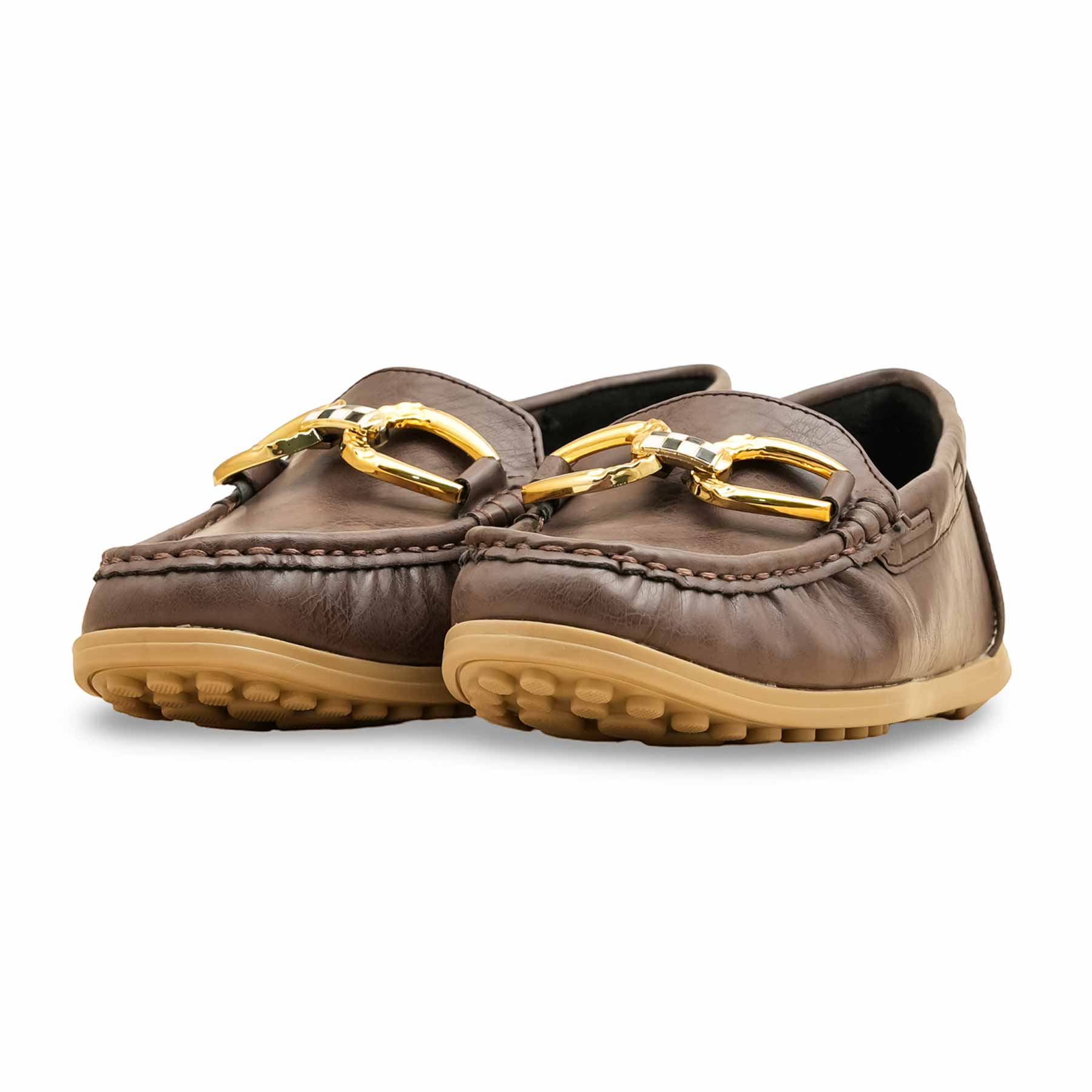Brown Moccasin For Ladies WN4567 - Image 3