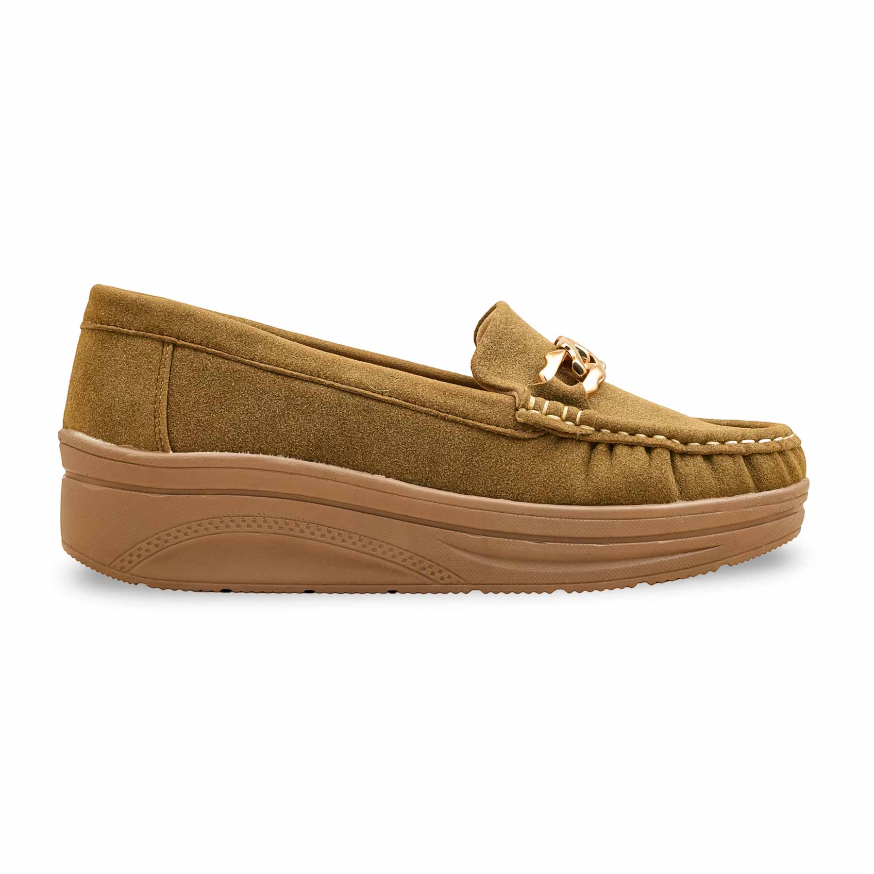 Brown Moccasin For Women WN4500 - Image 2