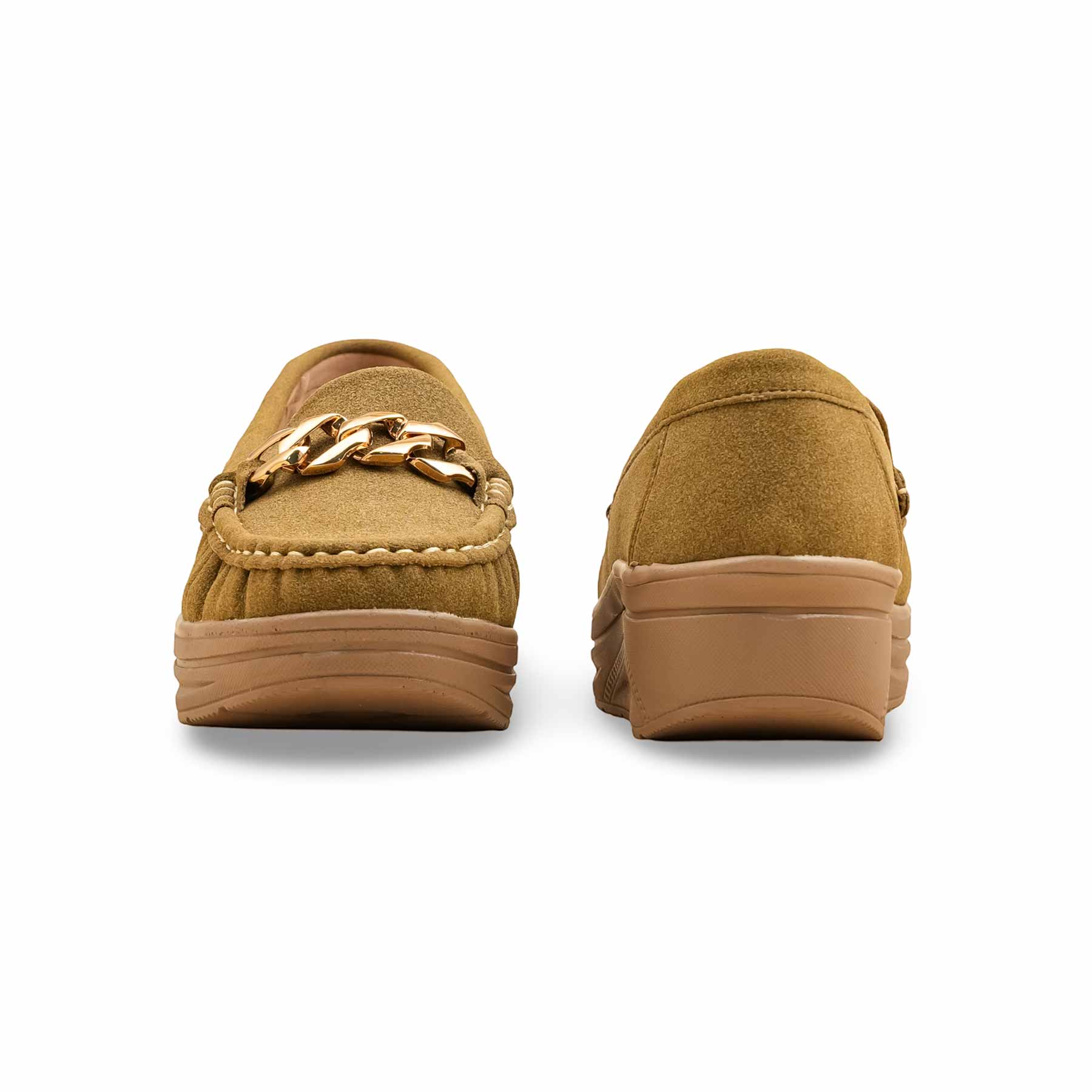 Brown Moccasin For Women WN4500 - Image 4