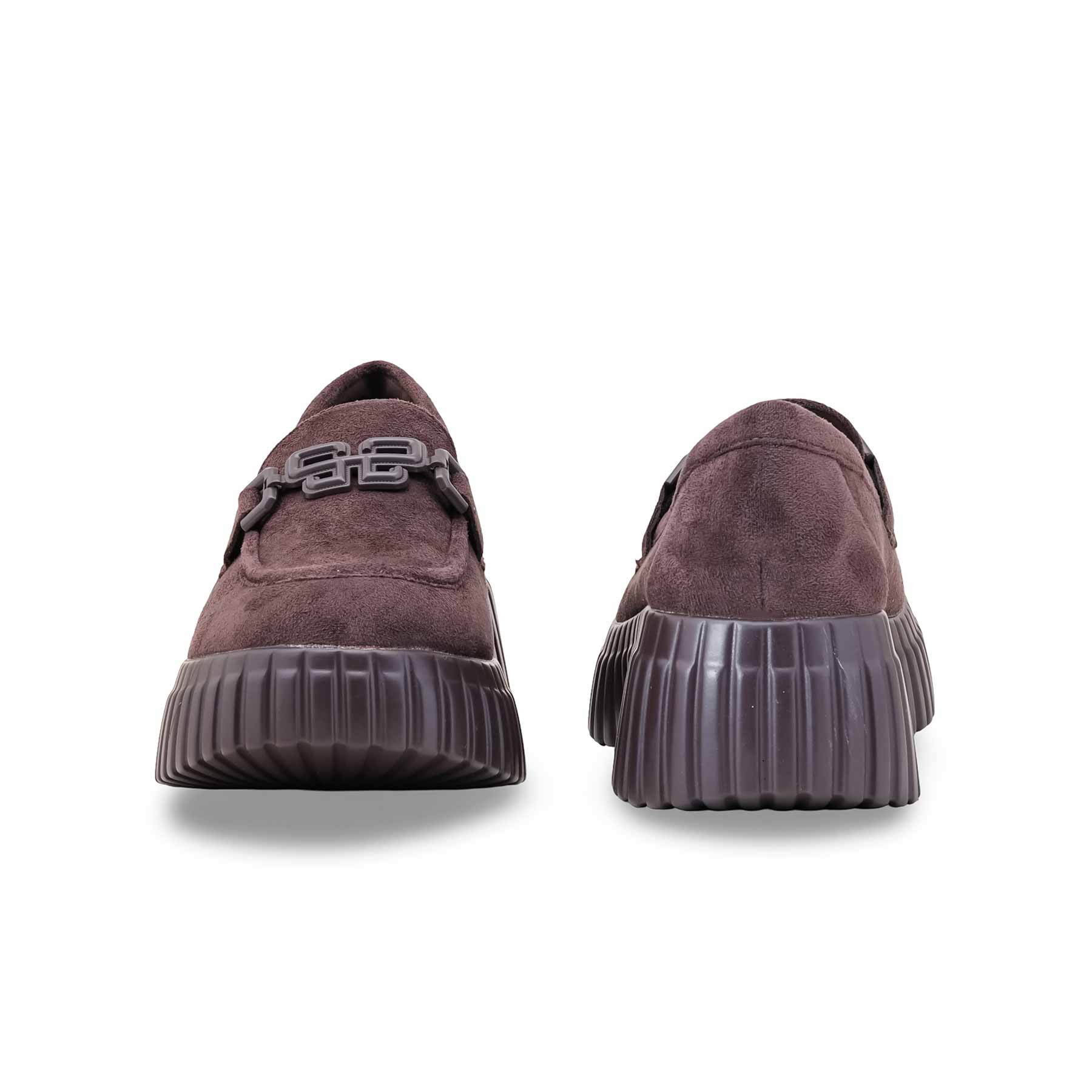 Brown Moccasin For Women WN4526 - Image 4