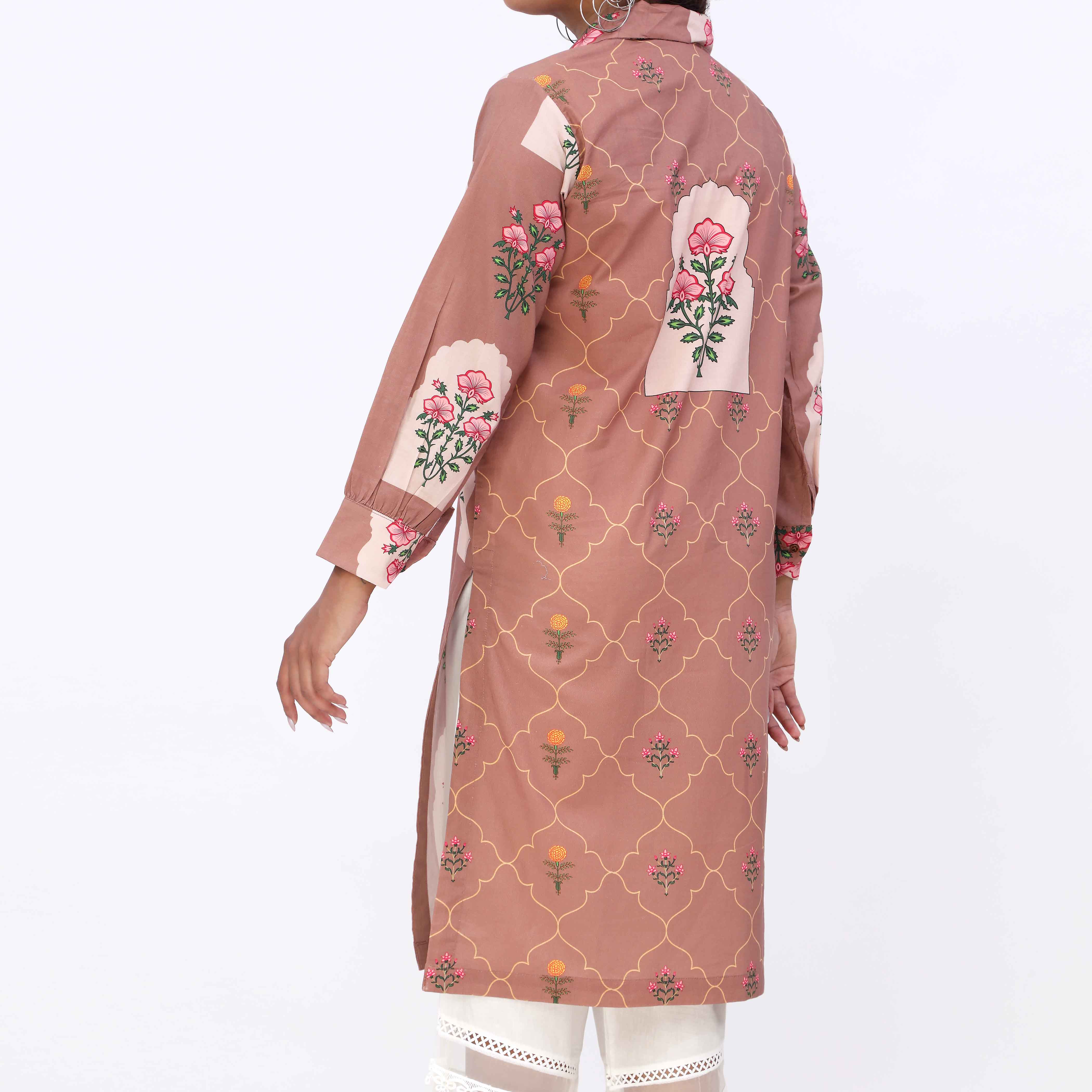 Naz e Gull<br>Printed Shirt PW5157 - Image 5