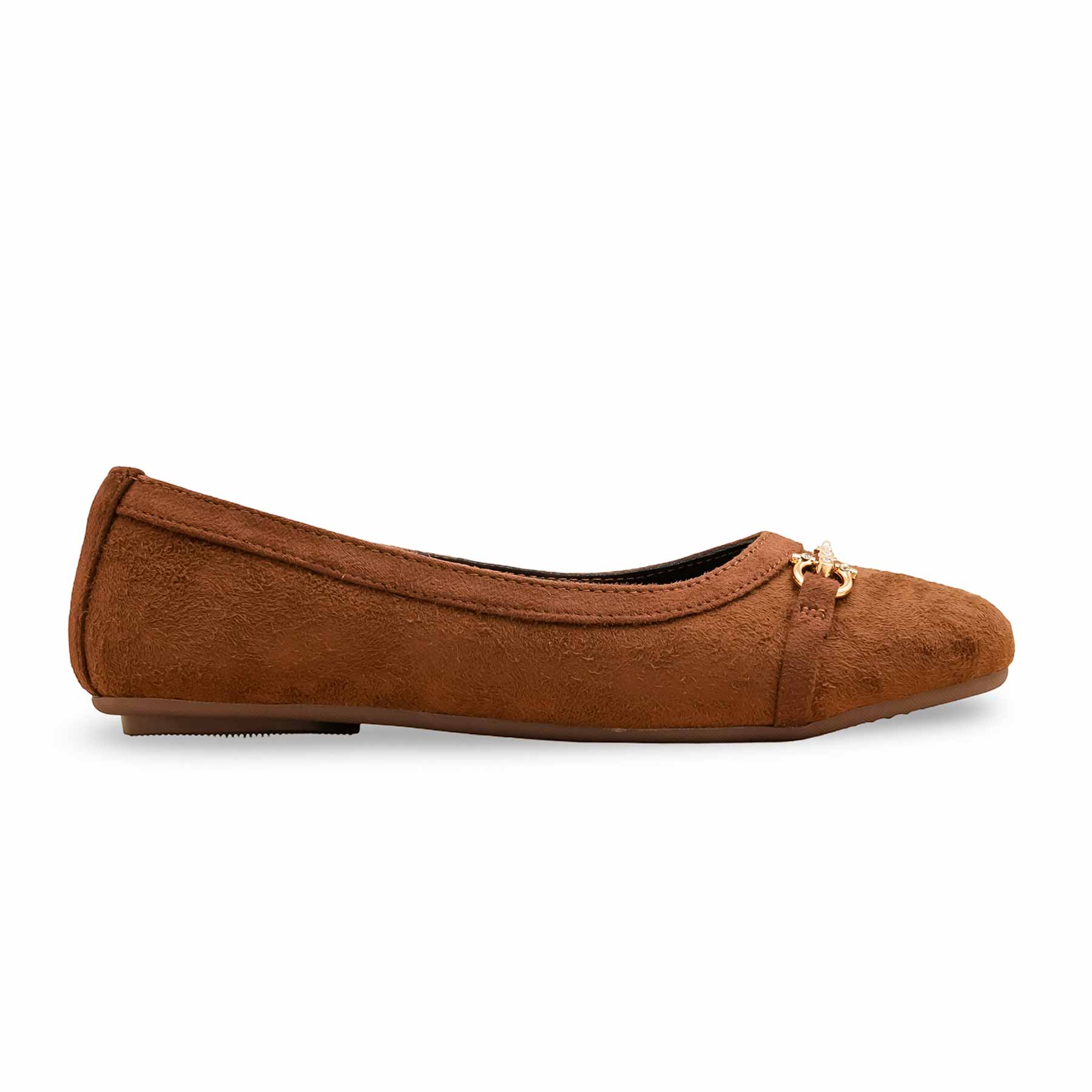 Brown Pumps For Ladies WN1351 - Image 2