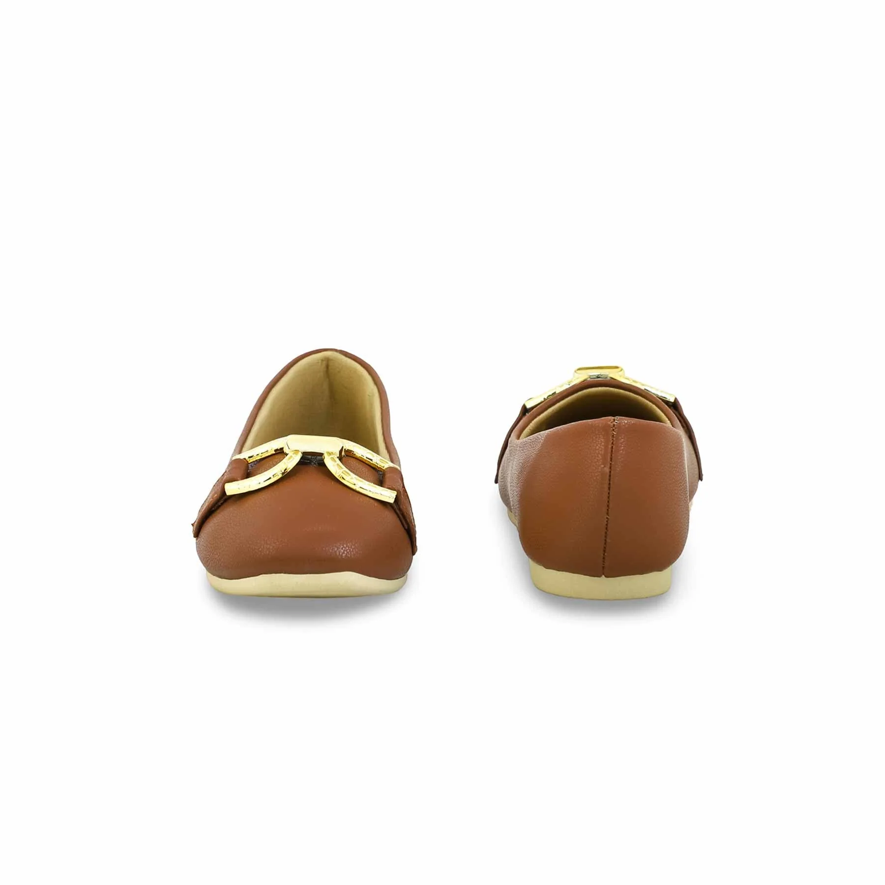Brown Pumps for Women WN1185 - Image 4