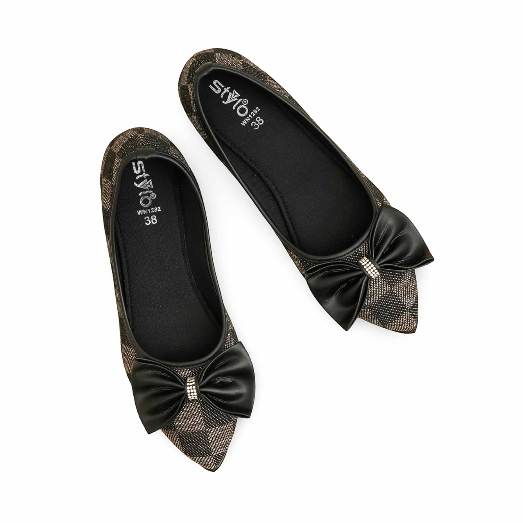 Brown Casual Pumps WN1282 - Image 5