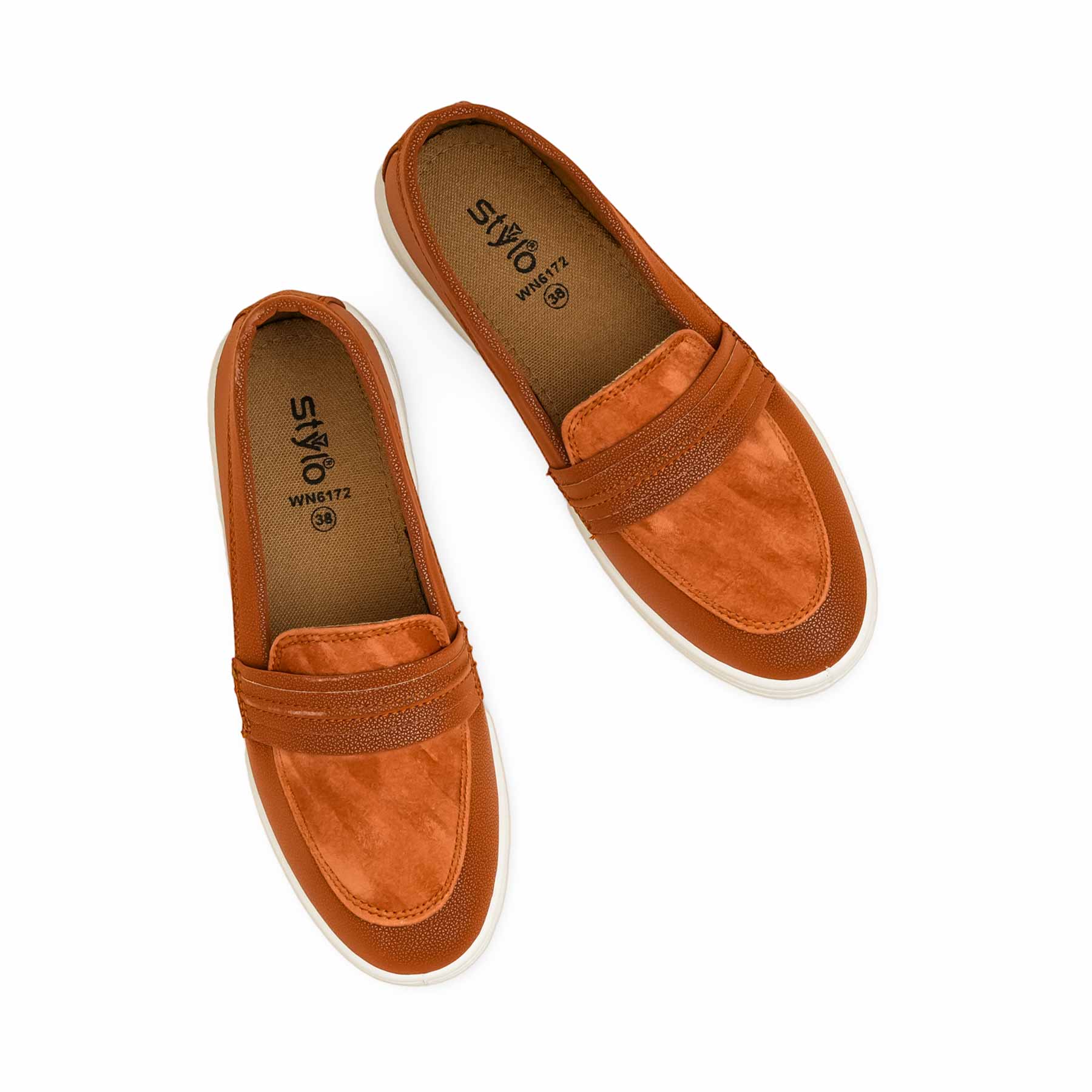 Brown Sneaker For Women WN6172 - Image 5