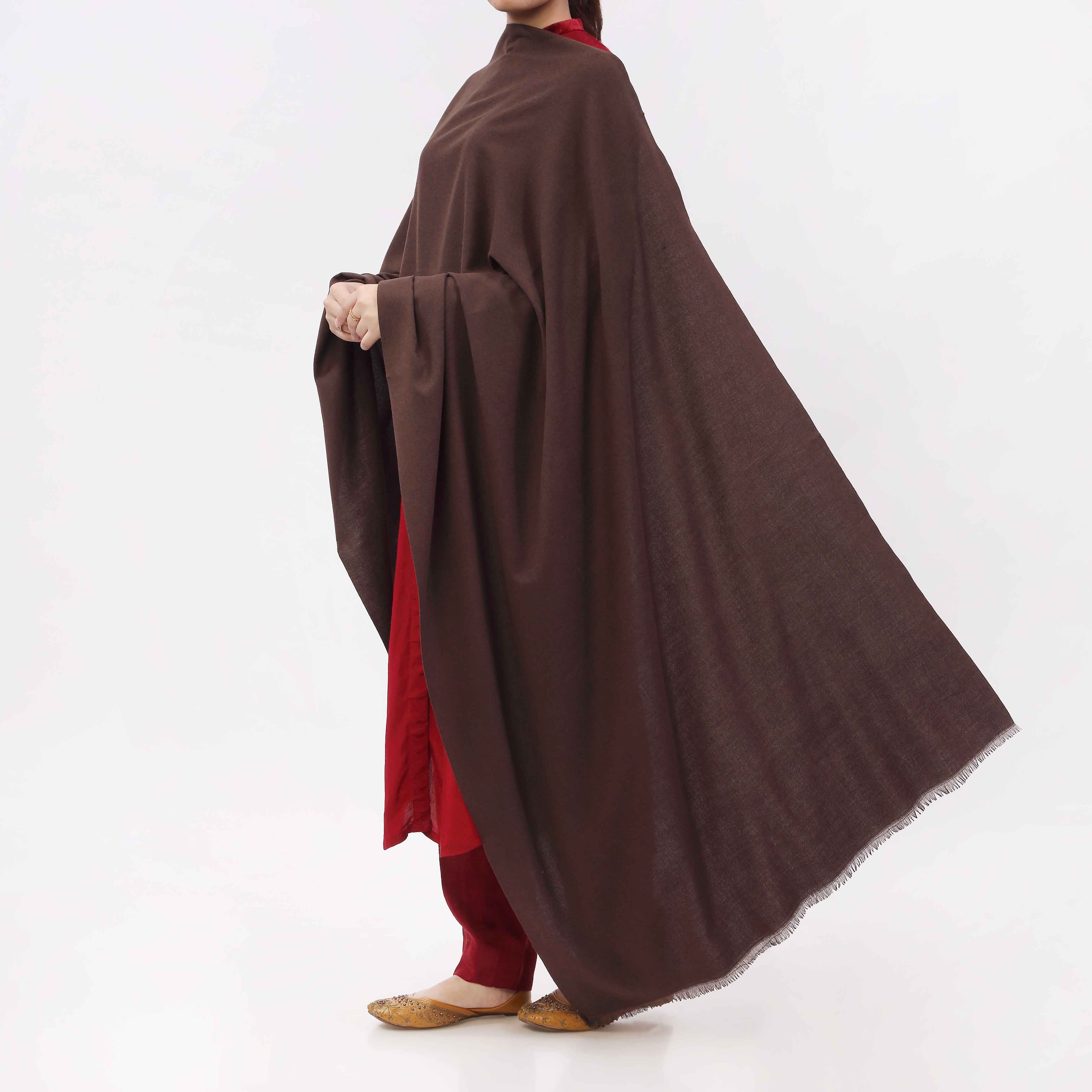 Brown Soft Feel Stole PW5803 - Image 3