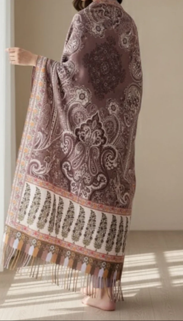 Brown Winter Stole PN5154 - Image 2