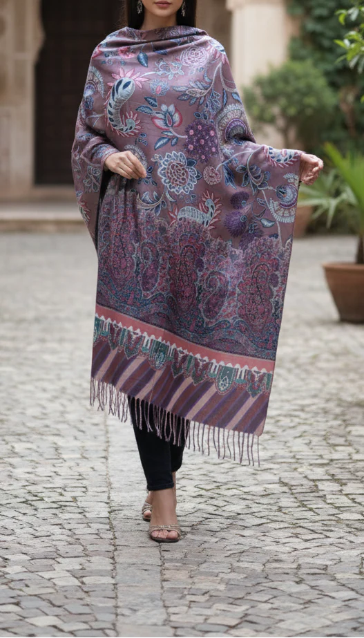 Brown Winter Stole PN5237 - Image 2