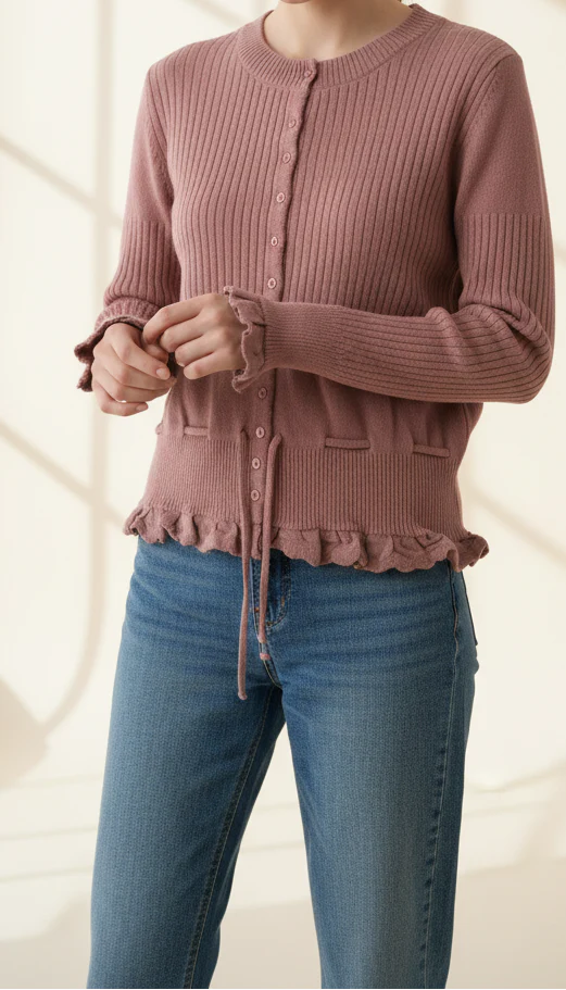Brown Winter Sweater PW5501 - Image 2