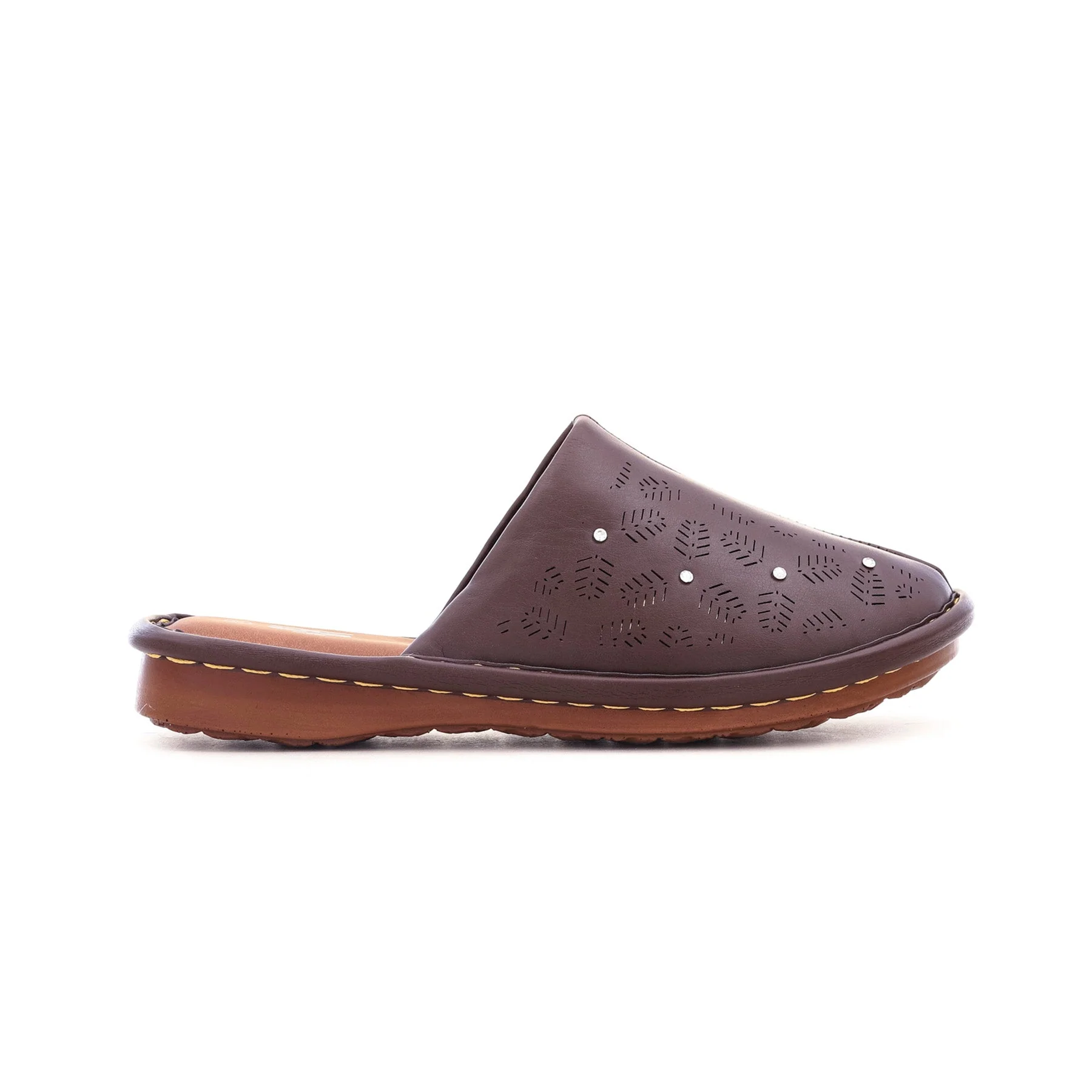 Brown Winter Warm Slipper WN3030 - Image 2