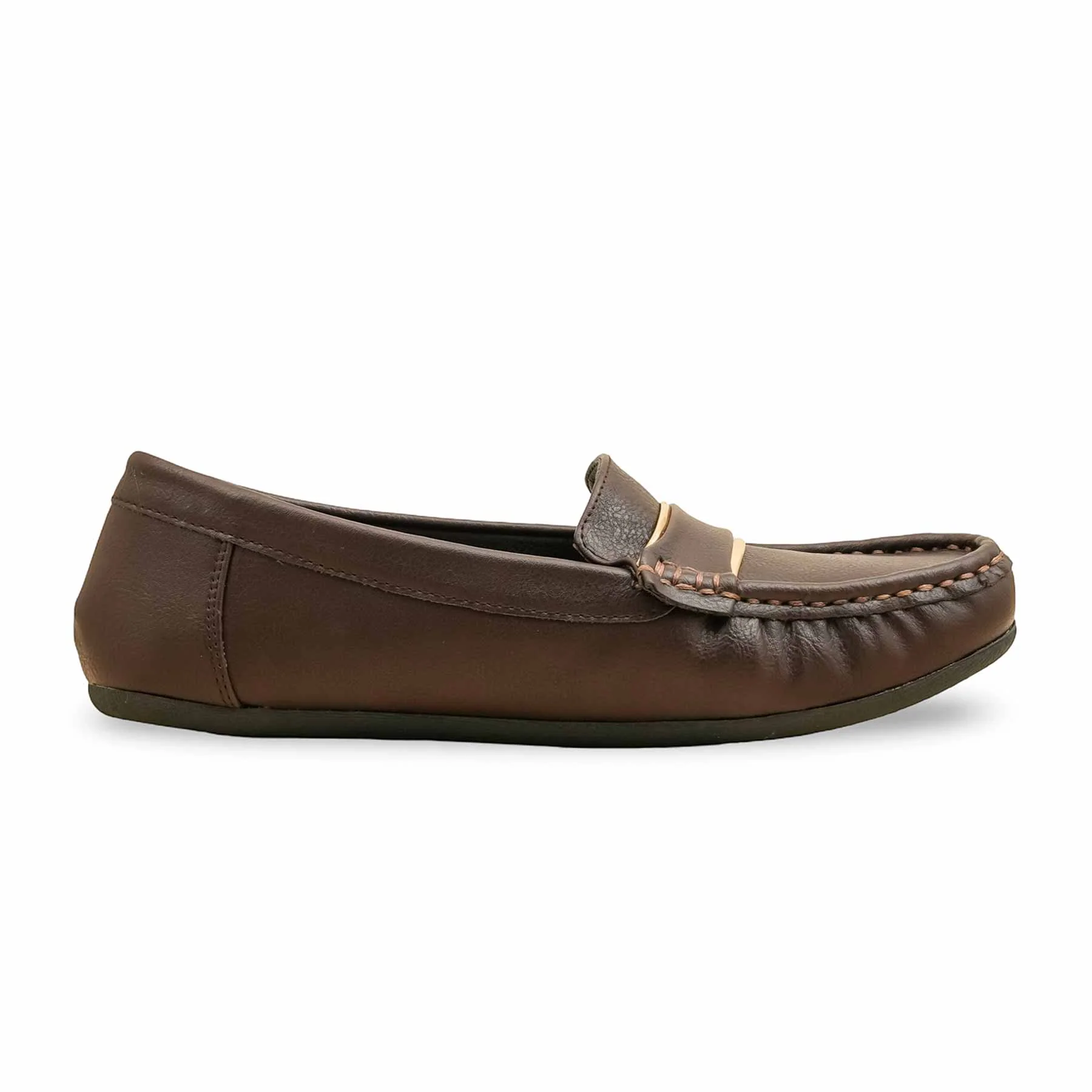 Brown Women Moccasin WN4490 - Image 2