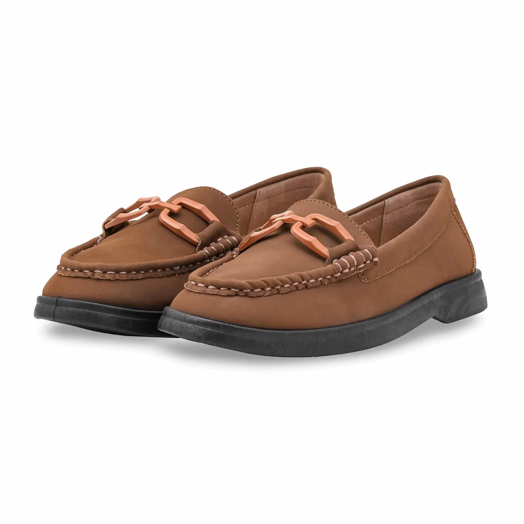 Brown Women Moccasin WN4495 - Image 3