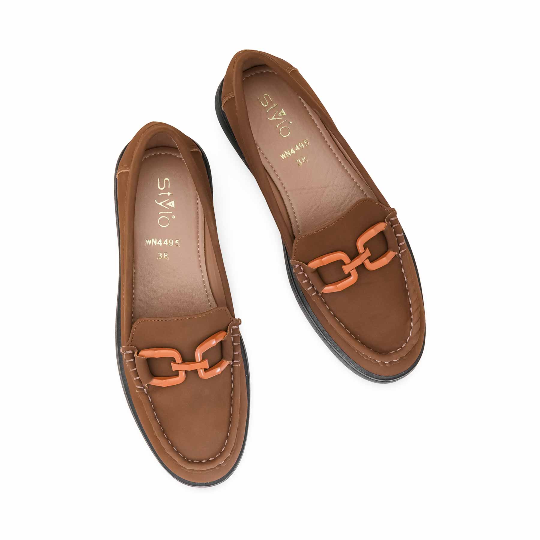 Brown Women Moccasin WN4495 - Image 5