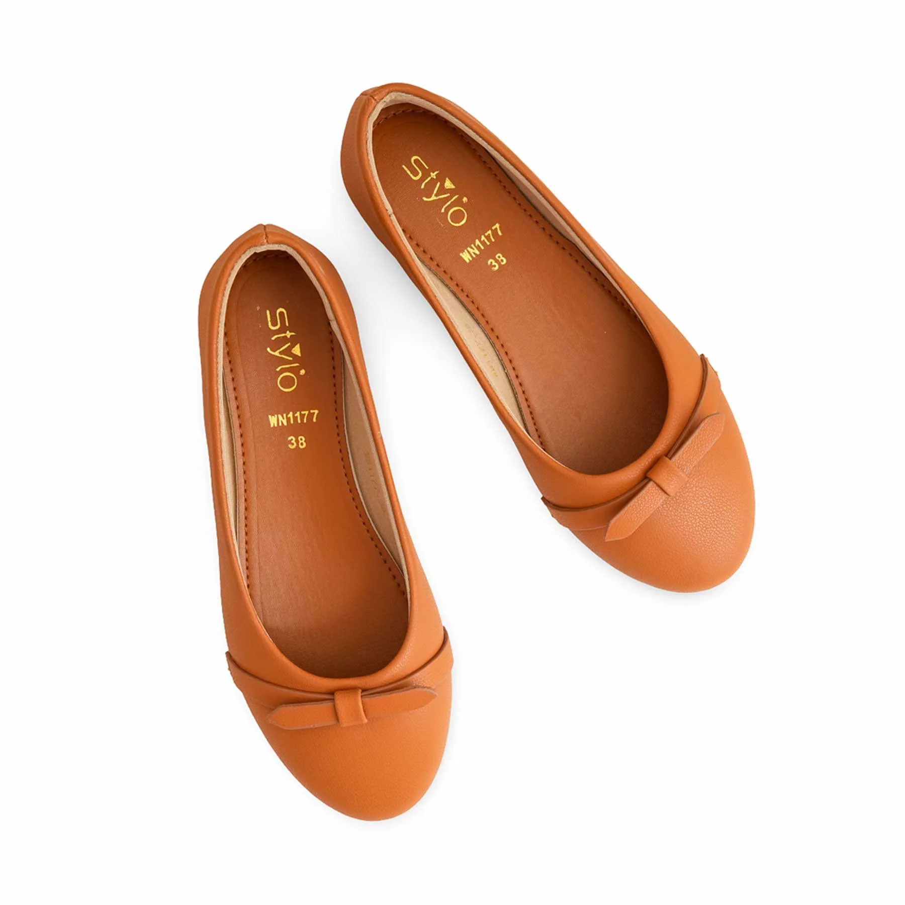 Brown Women Pumps WN1177 - Image 4