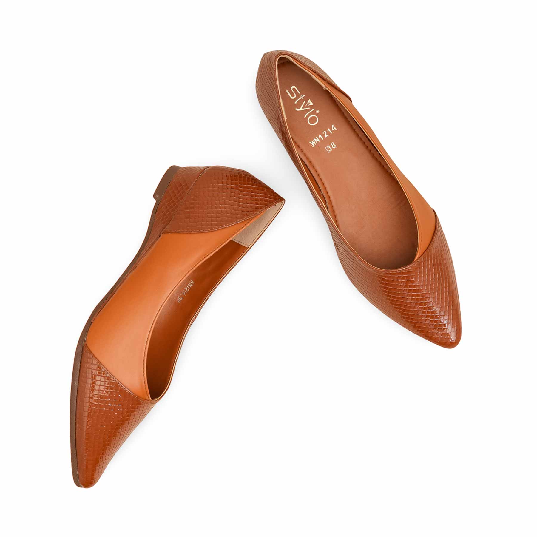 Brown Women Pumps WN1214 - Image 6