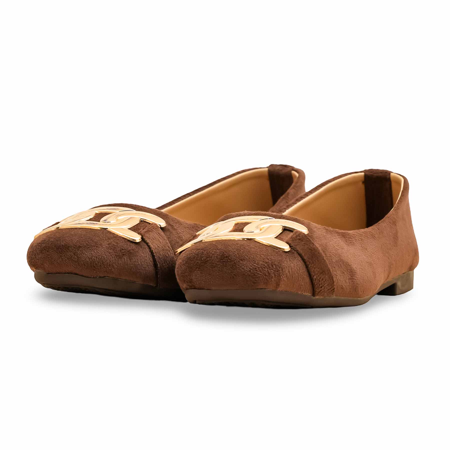 Brown Women Pumps WN1263 - Image 3