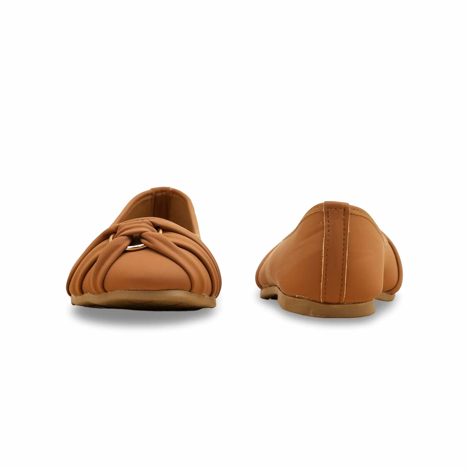 Brown Women Pumps WN1270 - Image 4