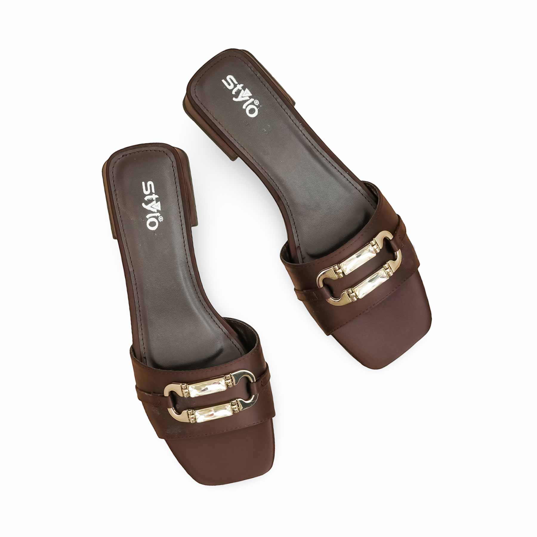 Burgundy Formal Slipper For Women FRS005 - Image 5