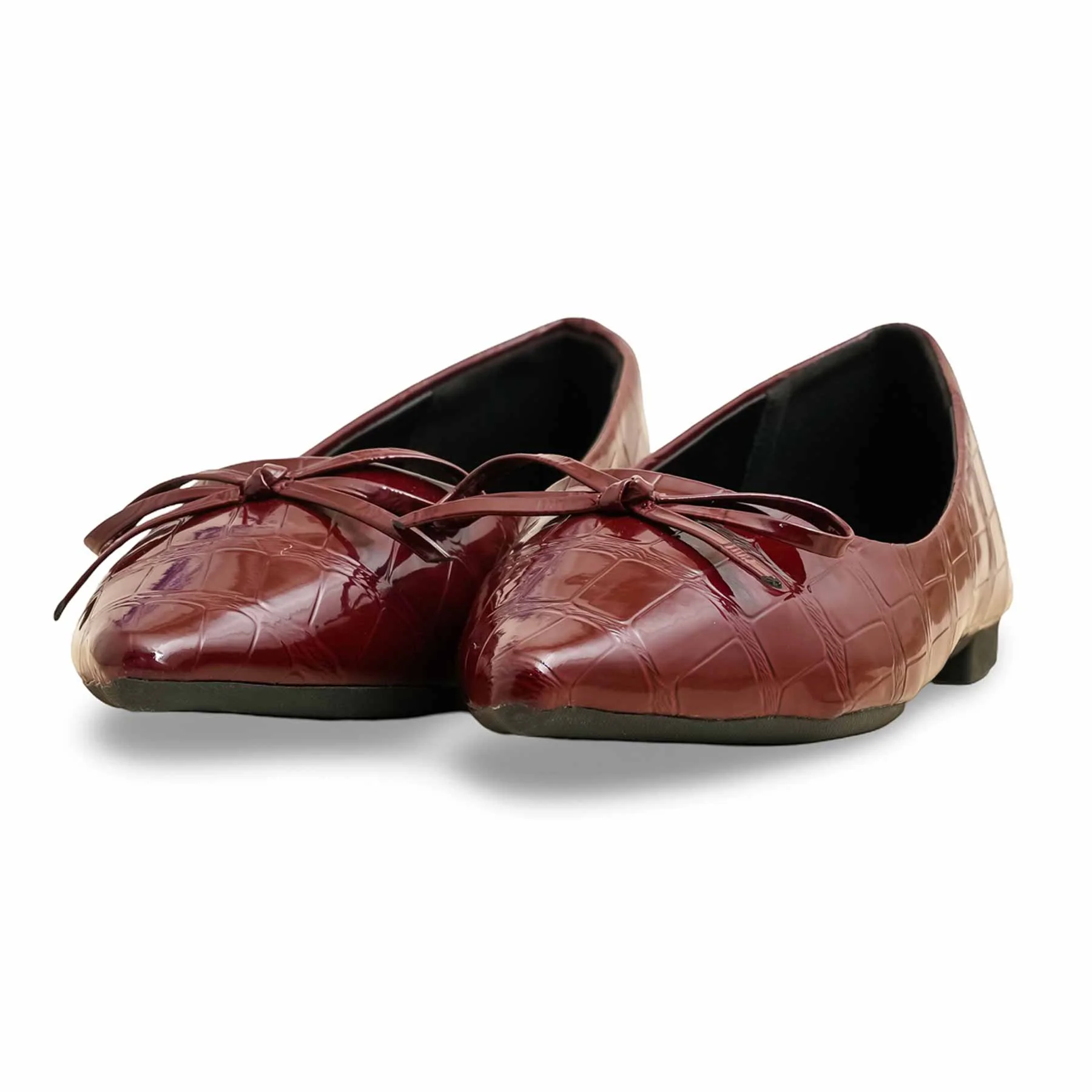 Burgundy Pumps WN1208 - Image 4