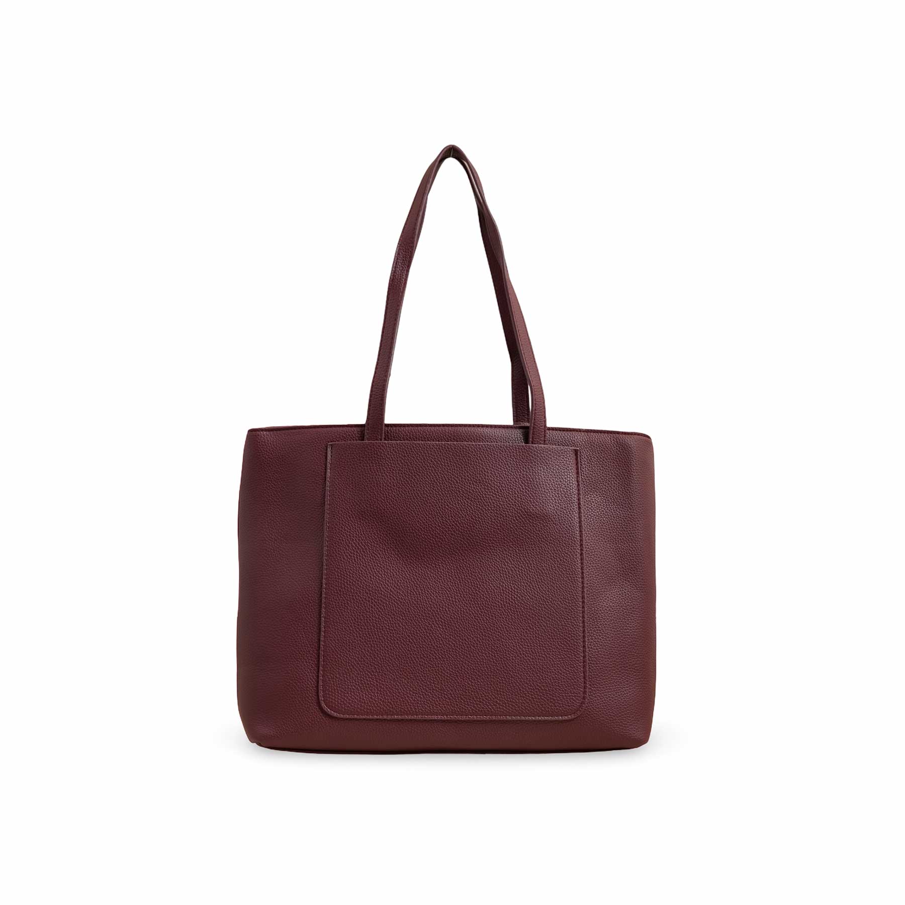 Burgundy Women Formal Shoulder Bag P36222 - Image 4
