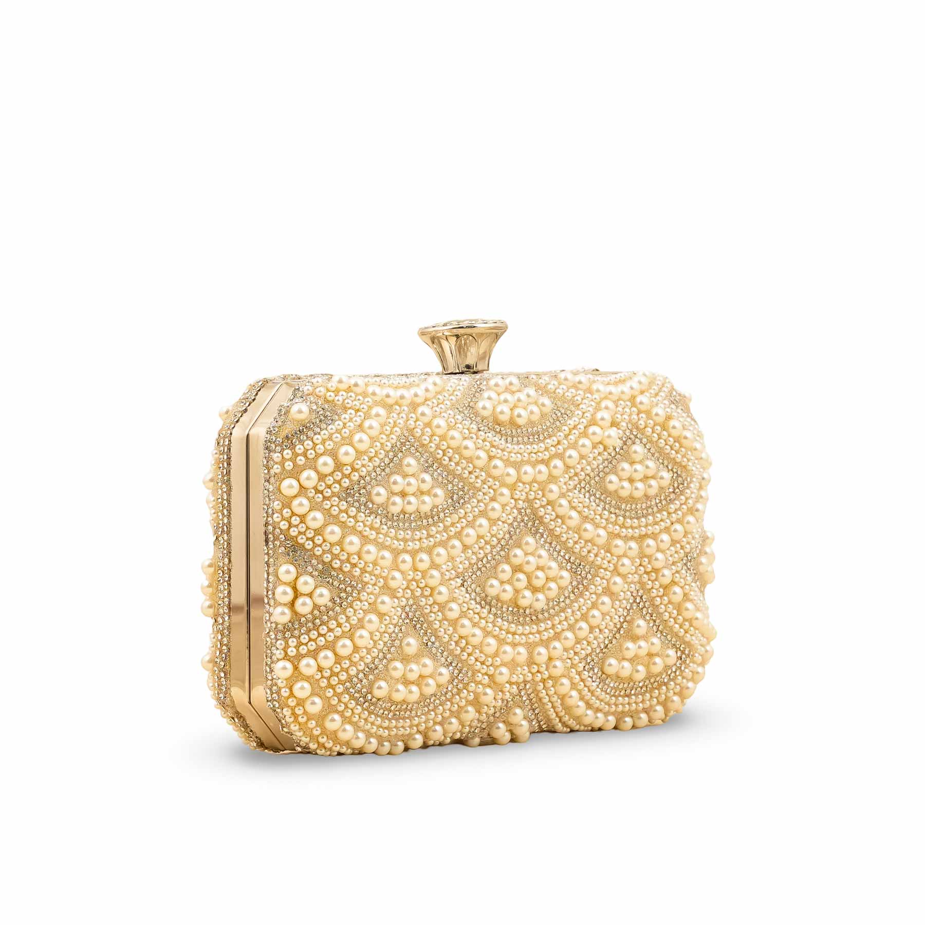 Champagne Bridal Clutch P24277 - Image 2