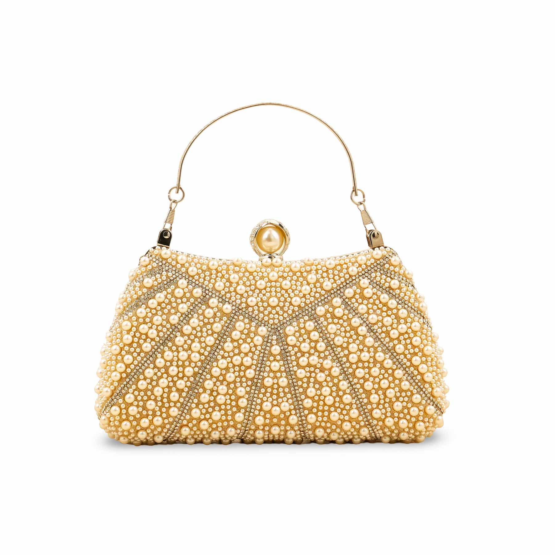 Champagne Bridal Clutch P24283 - Image 4