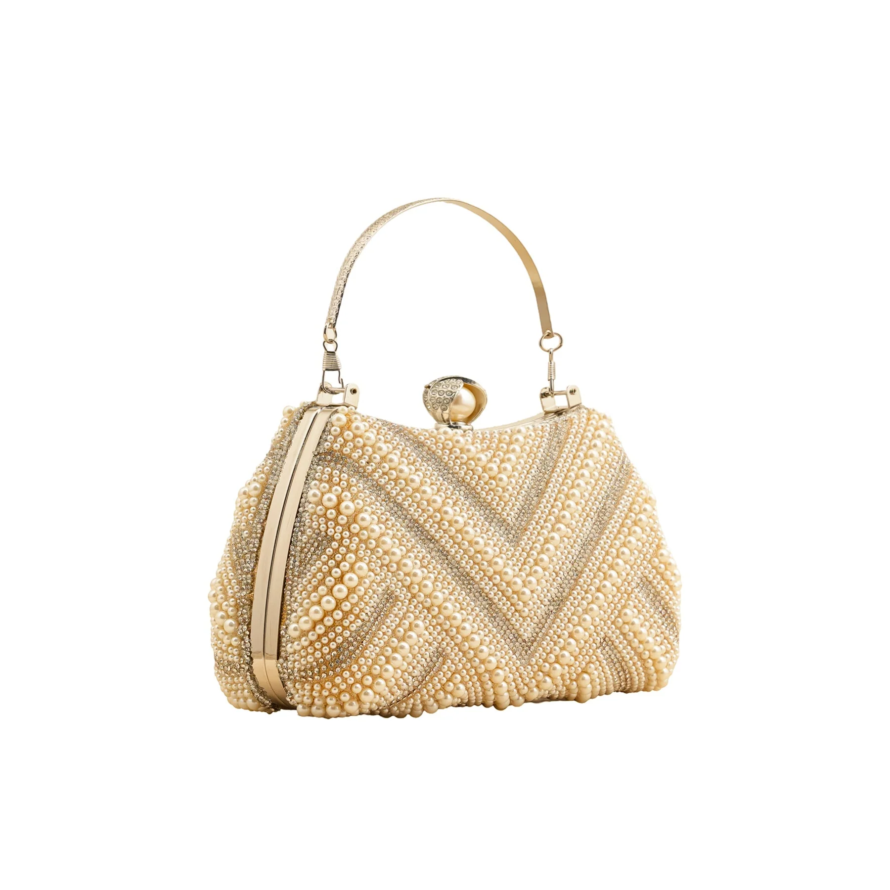 Champagne Bridal Clutch P24289 - Image 3