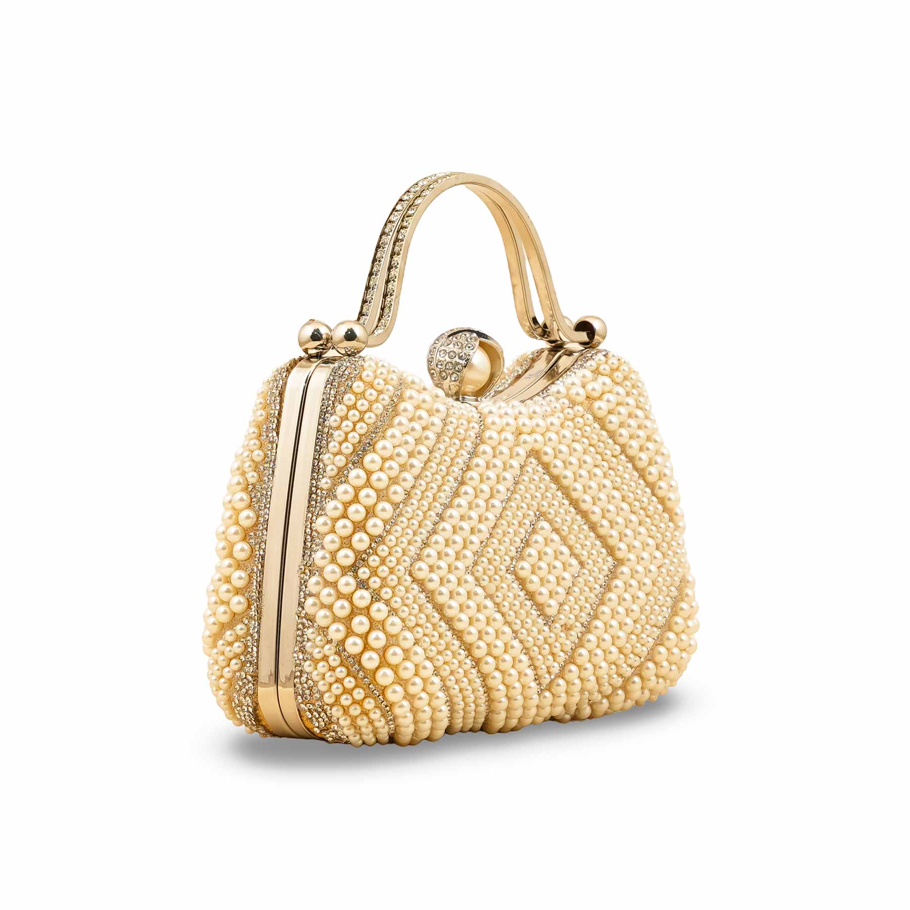Champagne Bridal Clutch P24293 - Image 2
