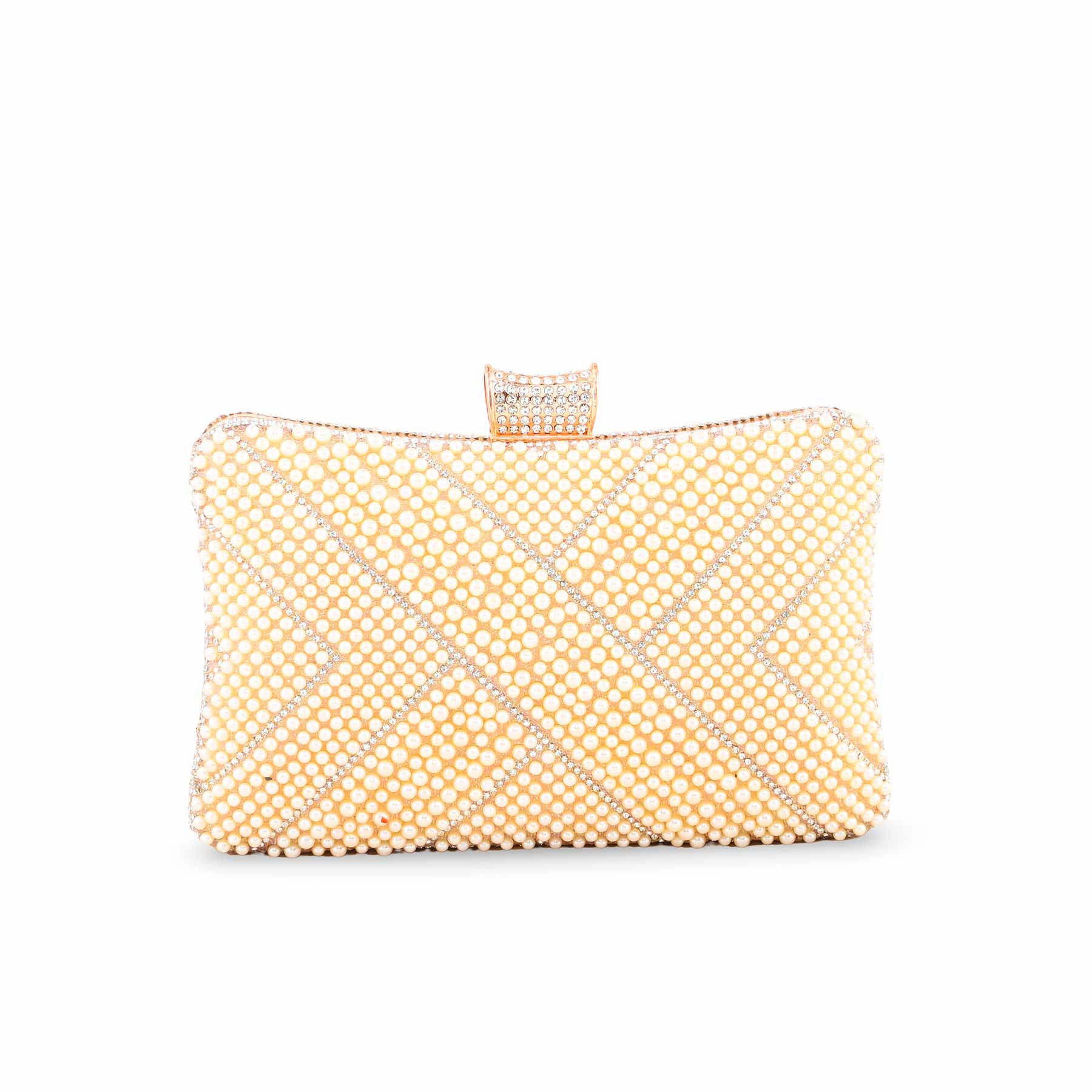 ChamPagne Bridal Clutch P24357 - Image 2