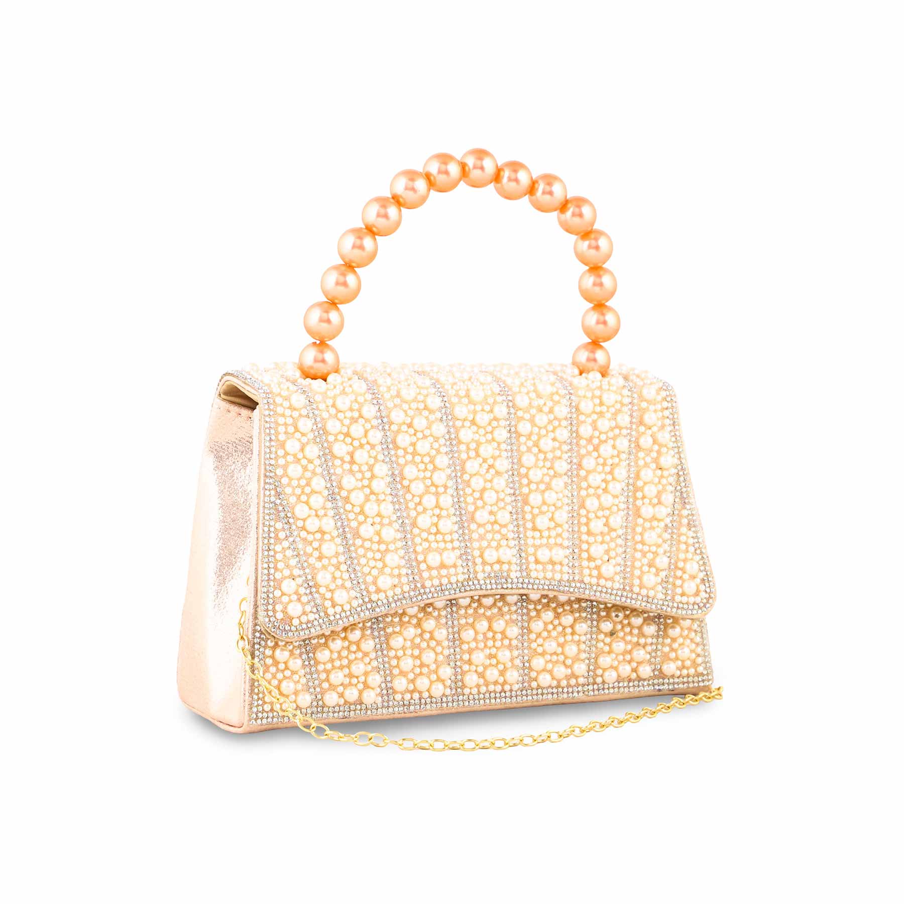 ChamPagne Bridal Clutch P24367 - Image 3