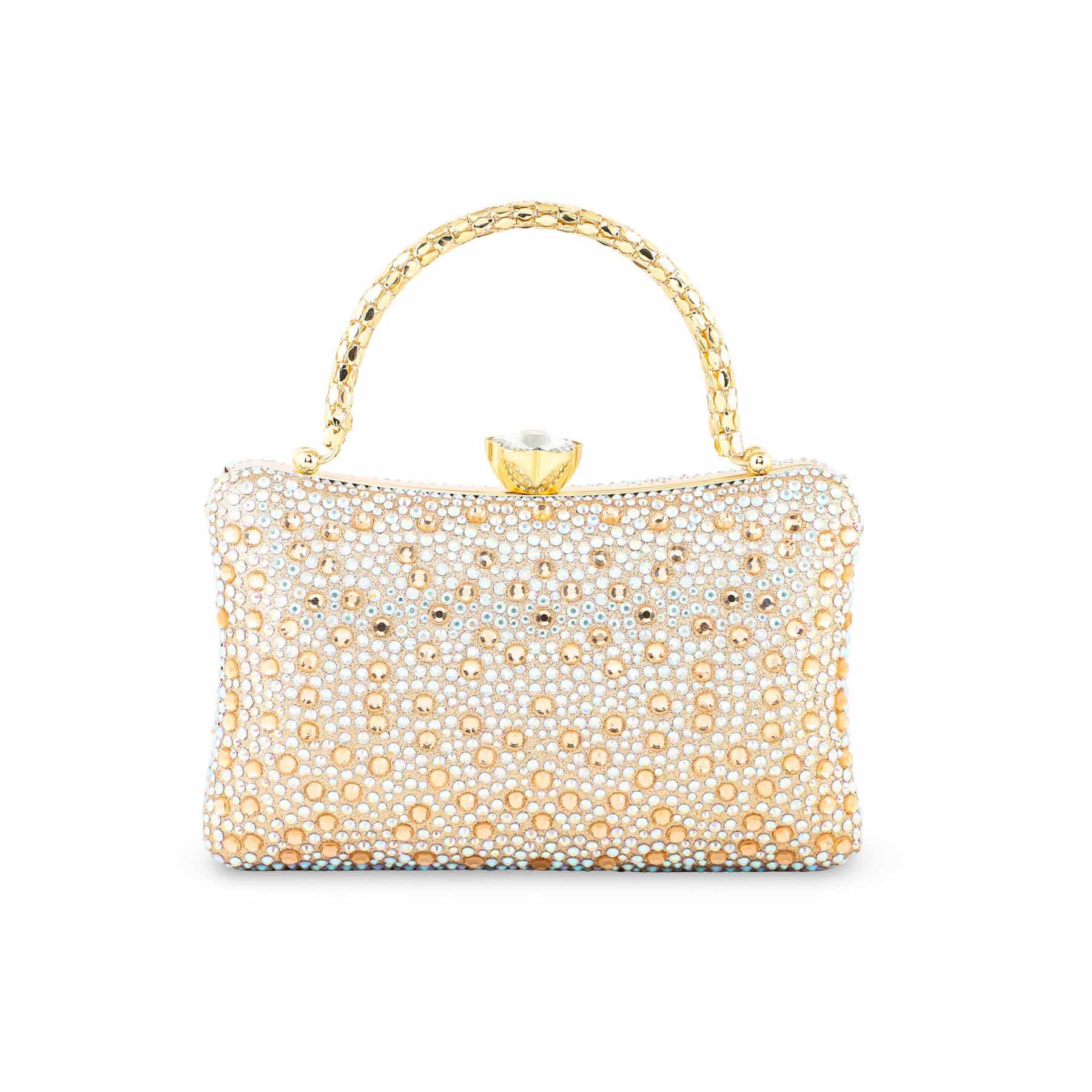 ChamPagne Fancy Clutch For Ladies P24386 - Image 2