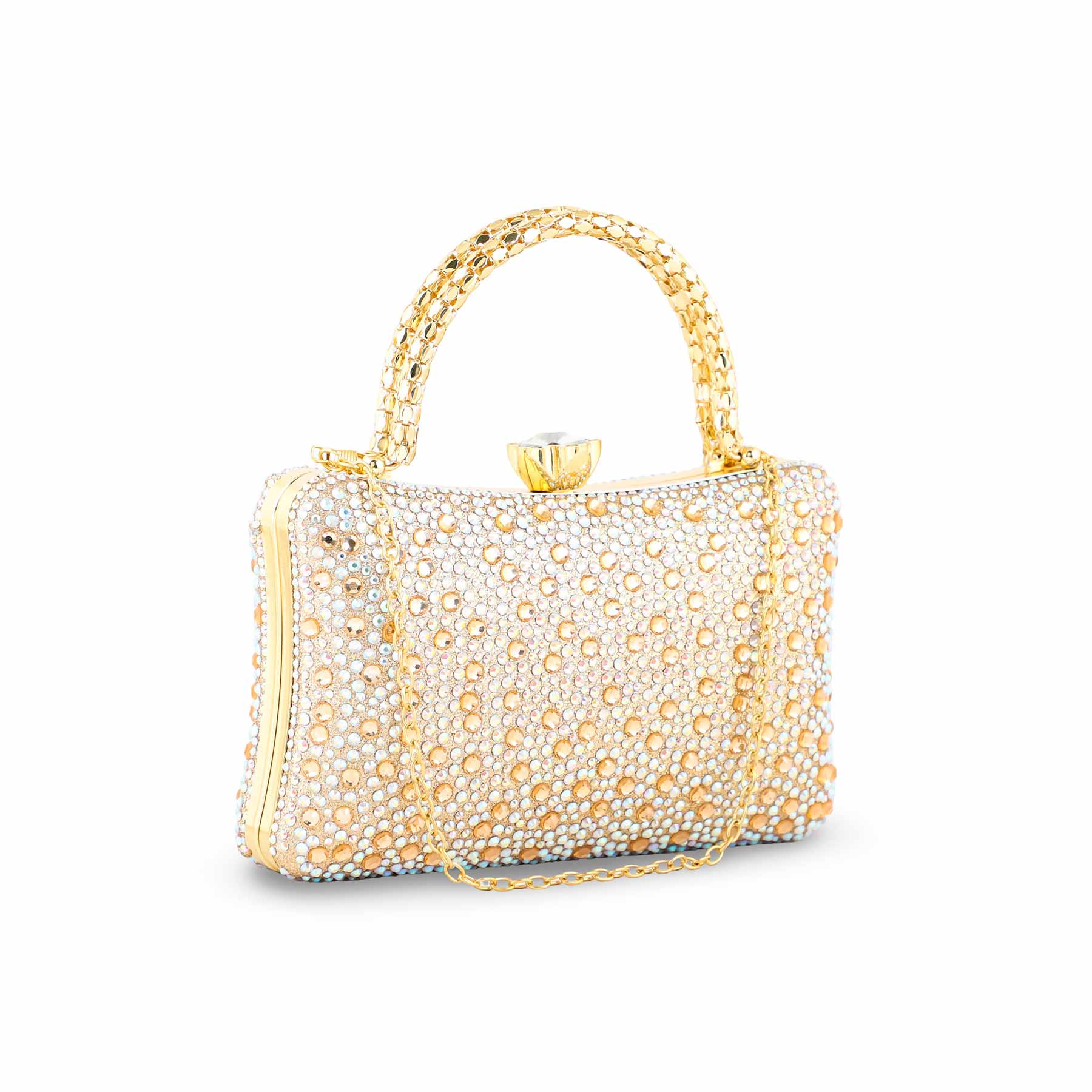 ChamPagne Fancy Clutch For Ladies P24386 - Image 3