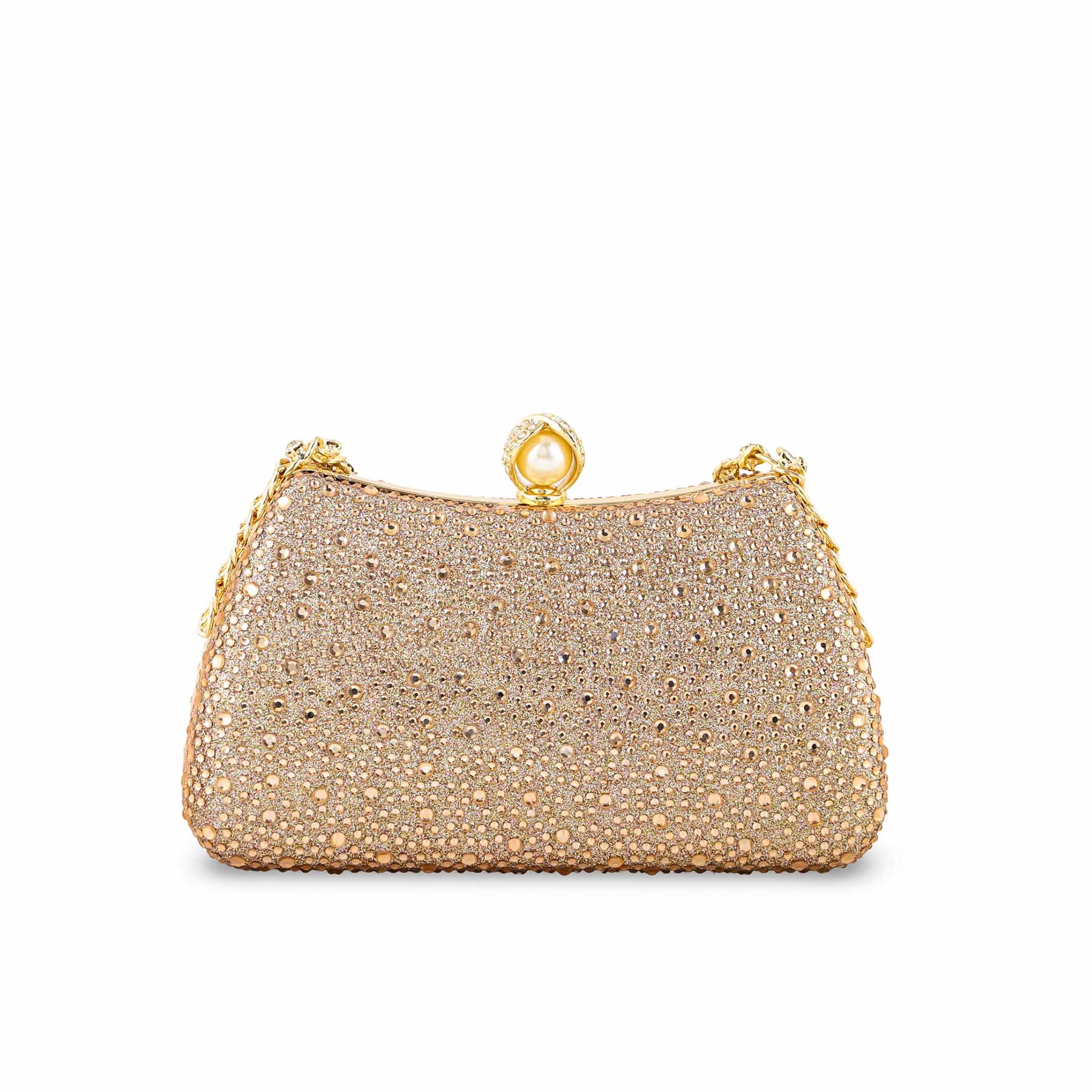 ChamPagne Fancy Clutch For Women P24384 - Image 4