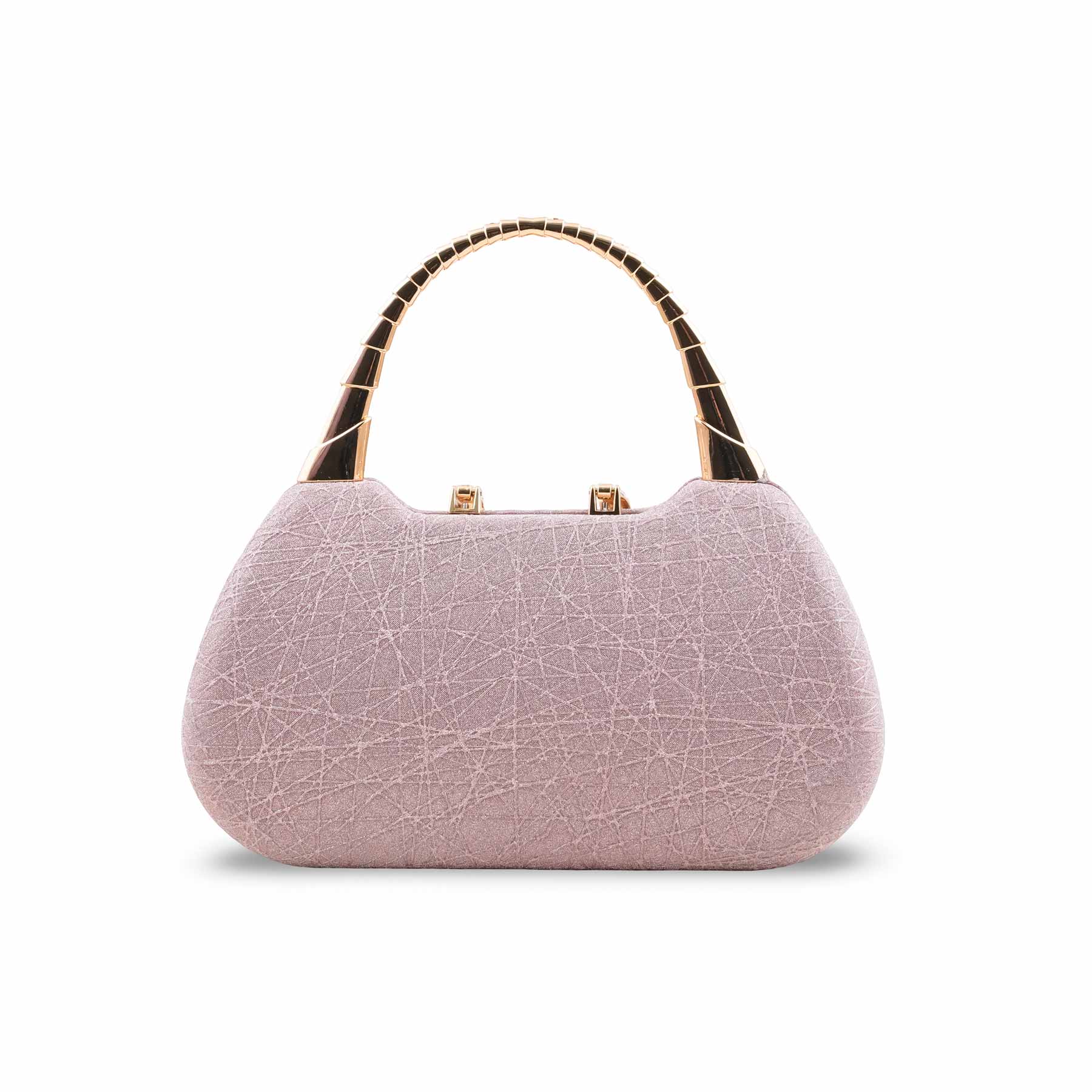 Champagne Fancy Clutch For Women P24402 - Image 4