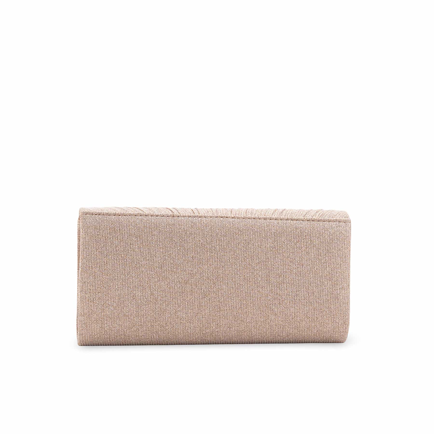 Champagne Fancy Clutch For Women P24428 - Image 4