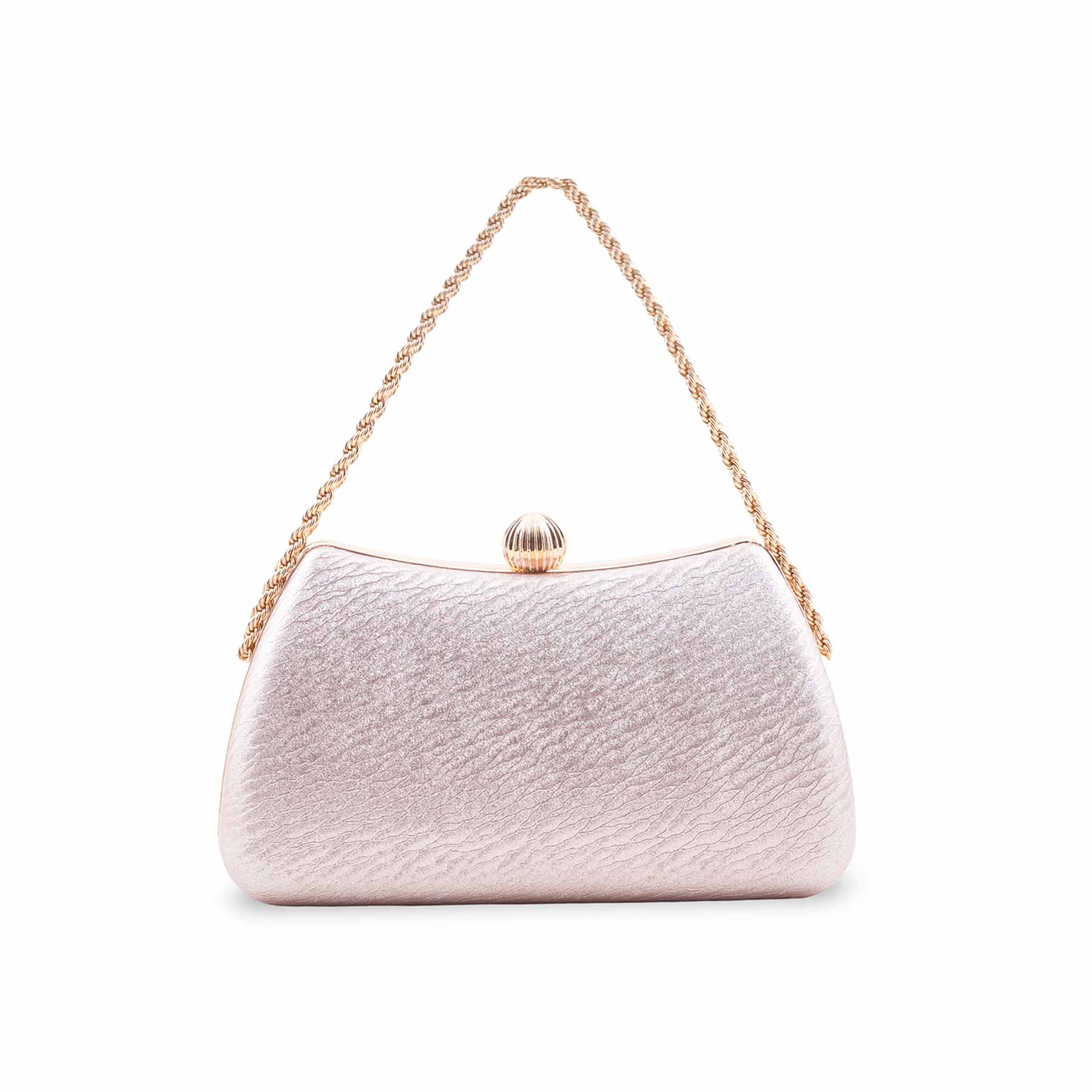 Champagne Fancy Clutch For Women P24436 - Image 2
