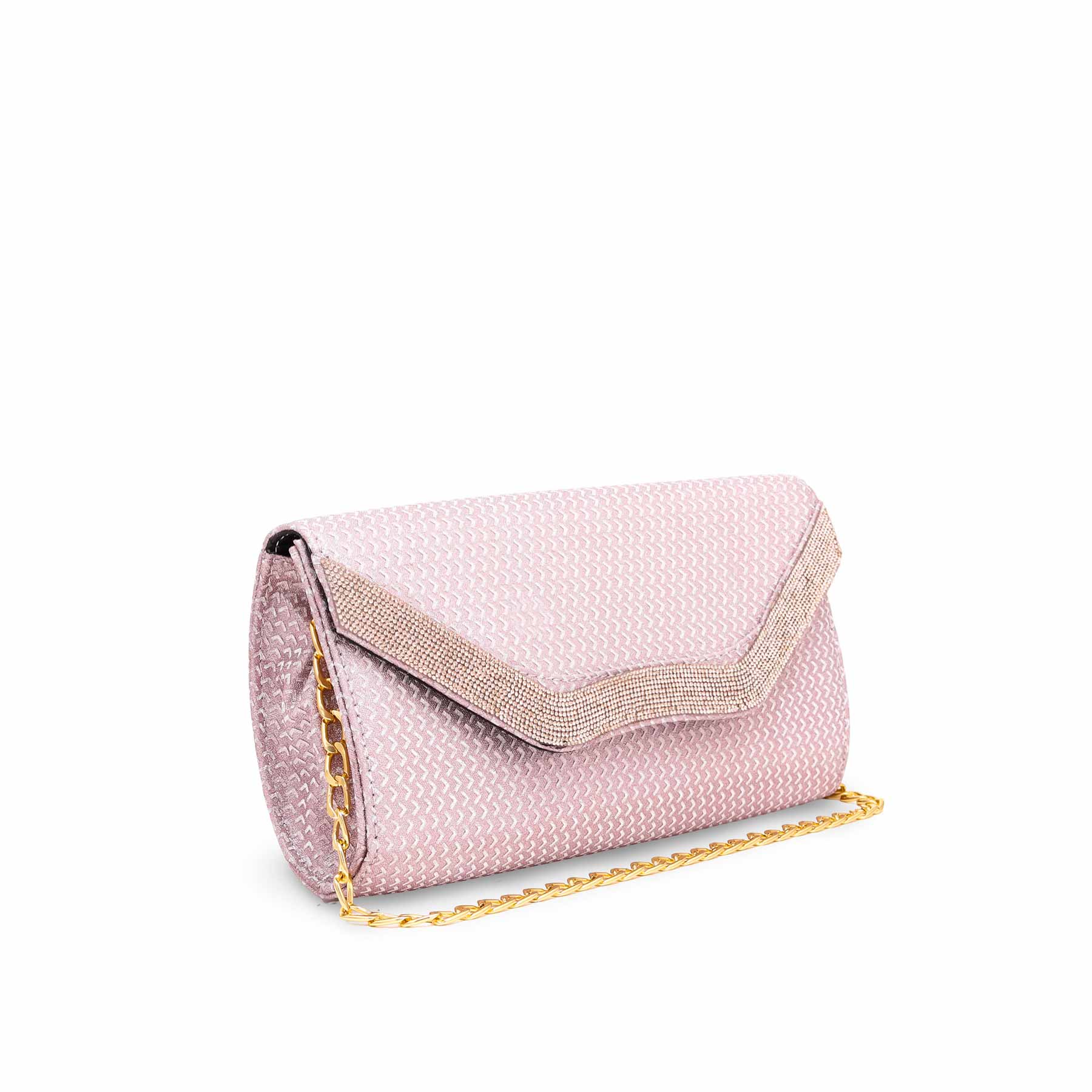 Champagne Fancy Clutch P15347 - Image 2