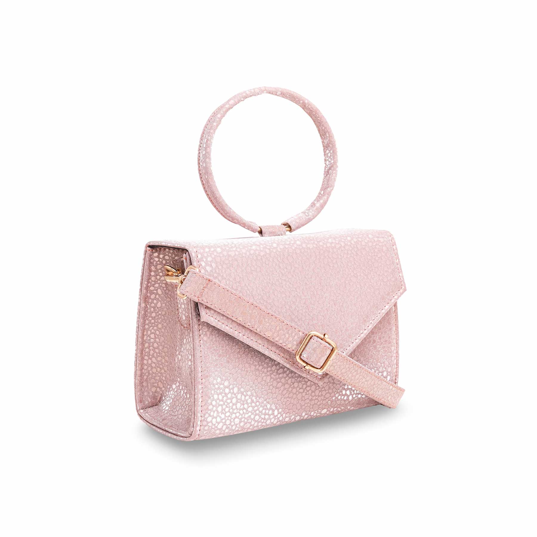 Champagne Fancy Clutch P15351 - Image 2