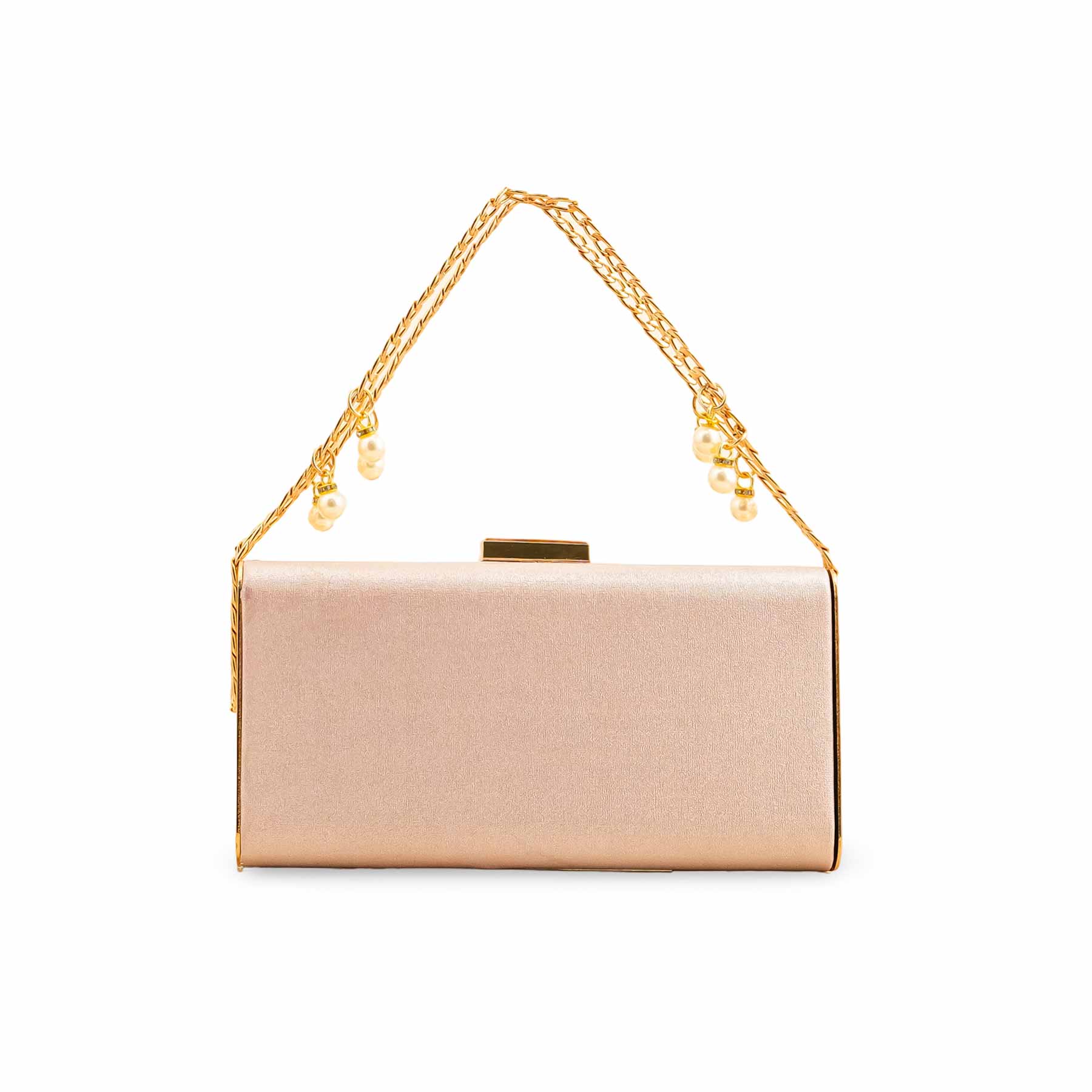 Champagne Fancy Clutch P15396 - Image 2