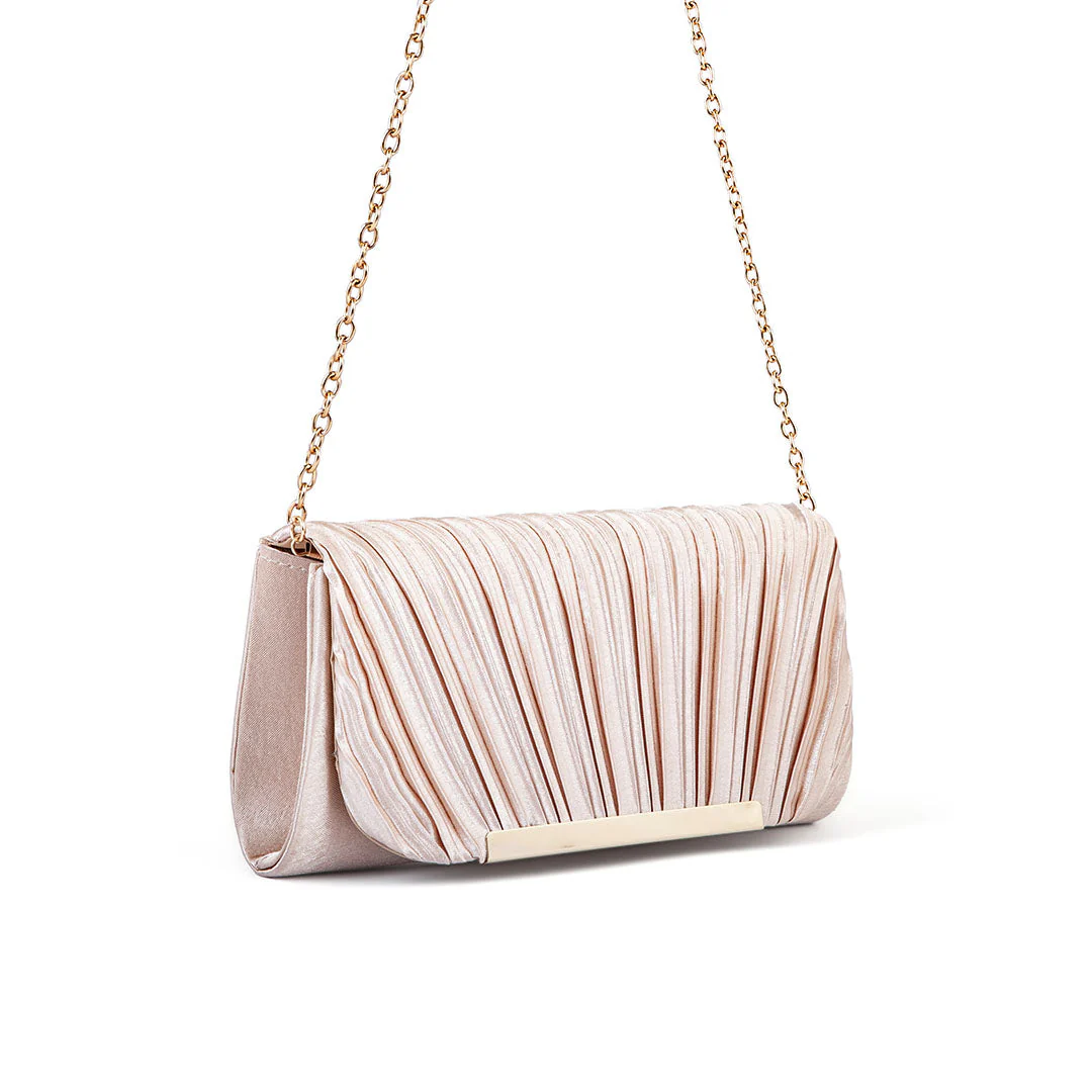 Champagne Fancy Clutch P24144 - Image 2